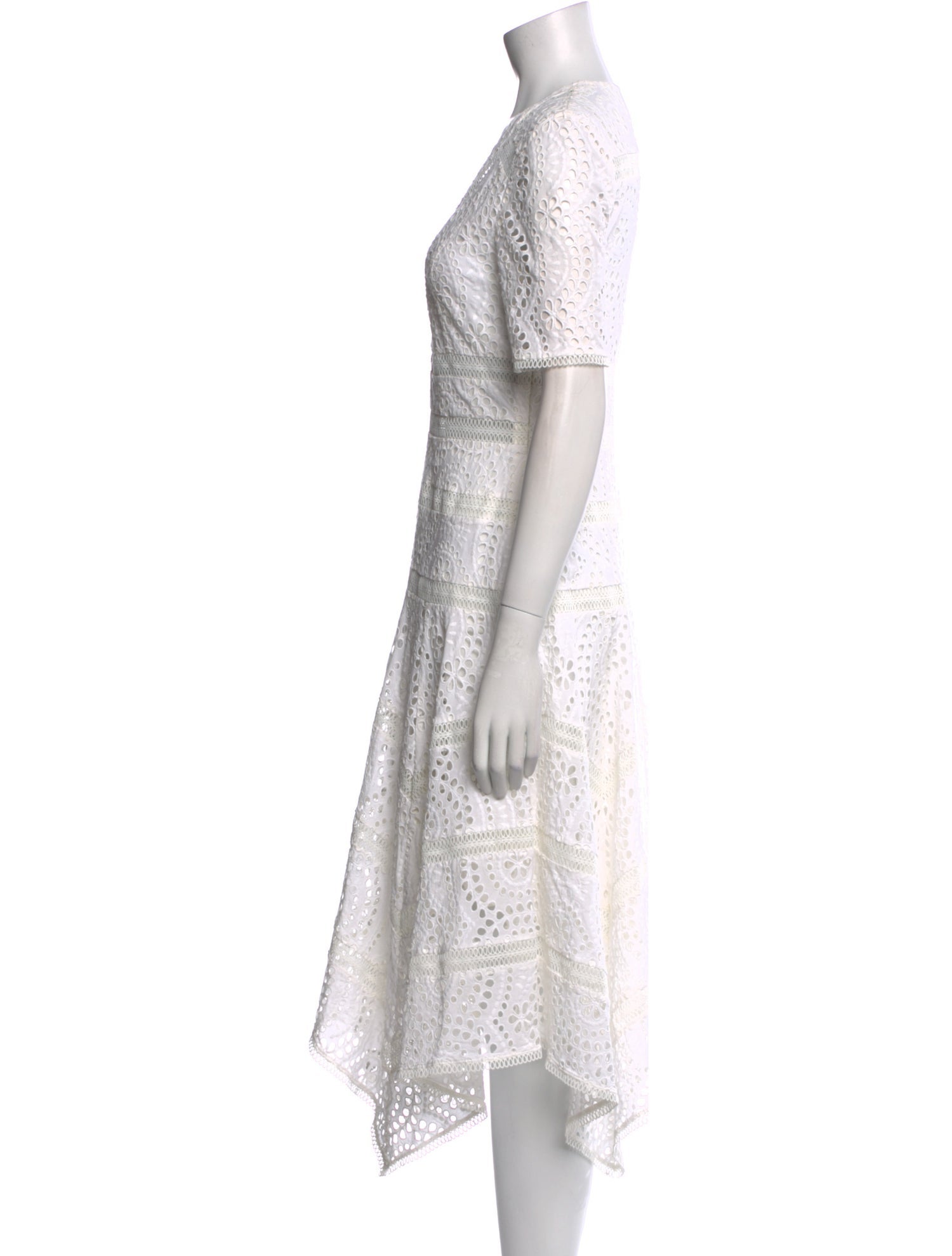 Zimmermann V-Neck Midi Length Dress