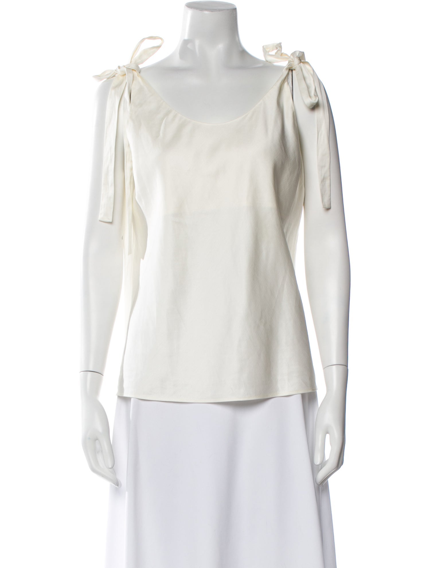 Zimmermann Scoop Neck Short Sleeve Blouse