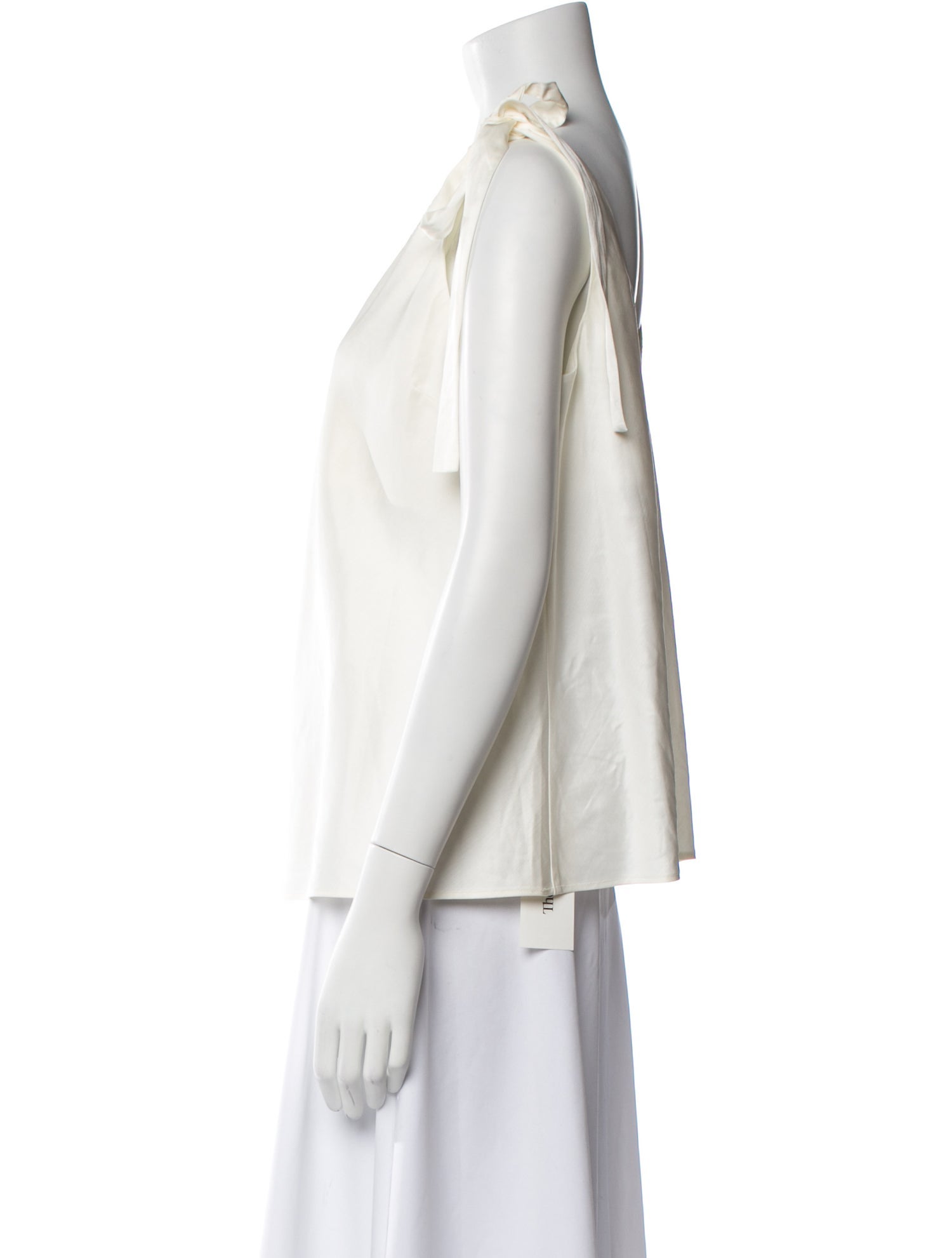 Zimmermann Scoop Neck Short Sleeve Blouse