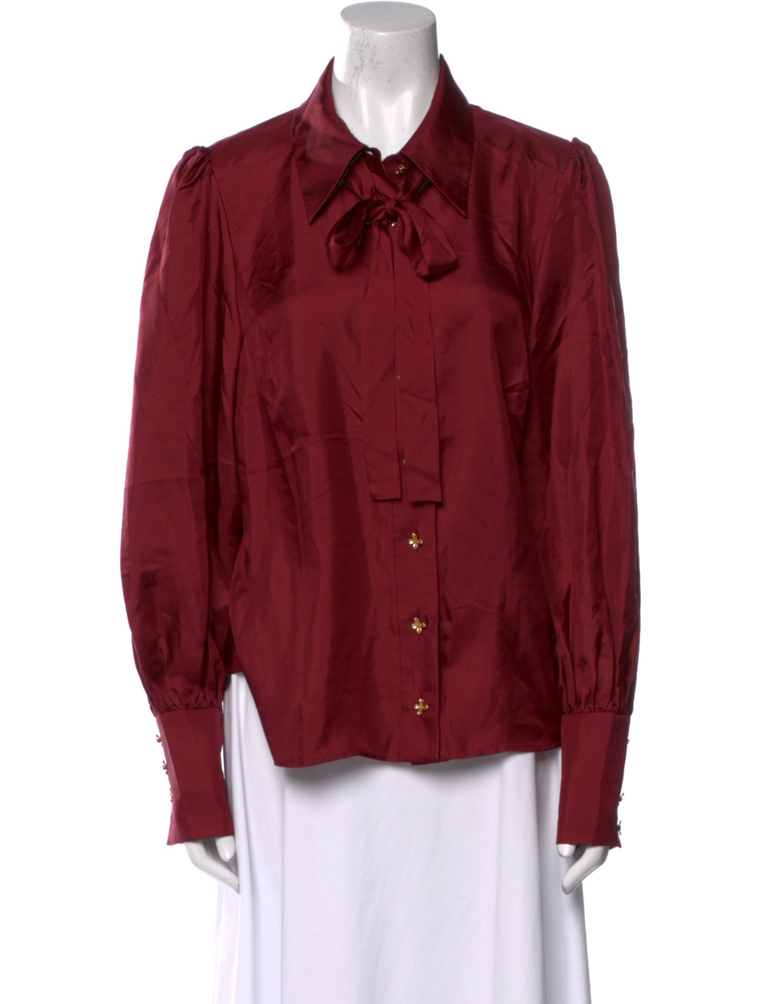 Zimmermann Silk Long Sleeve Button-Up Top w/ Tags