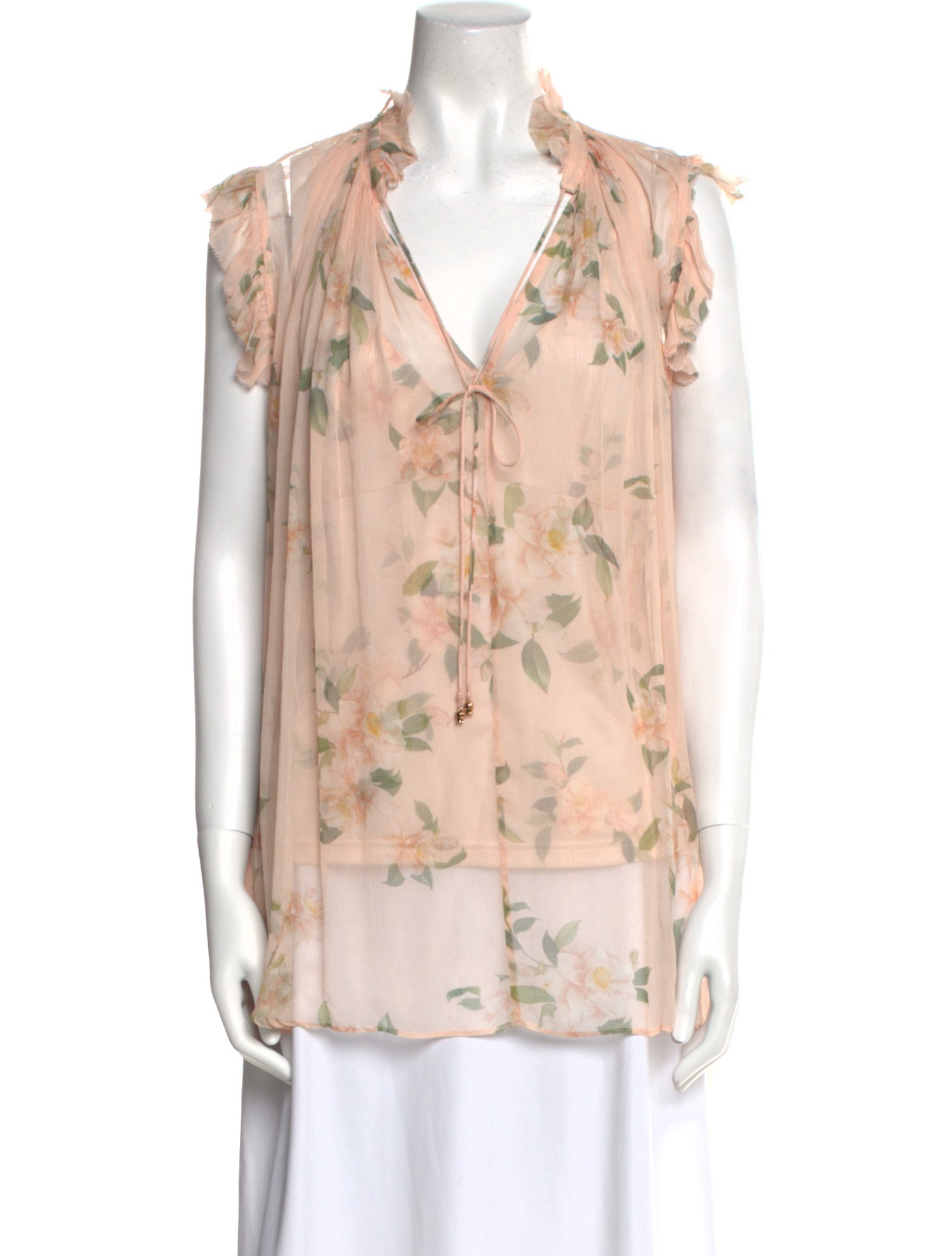 Zimmermann Silk Floral Print Blouse