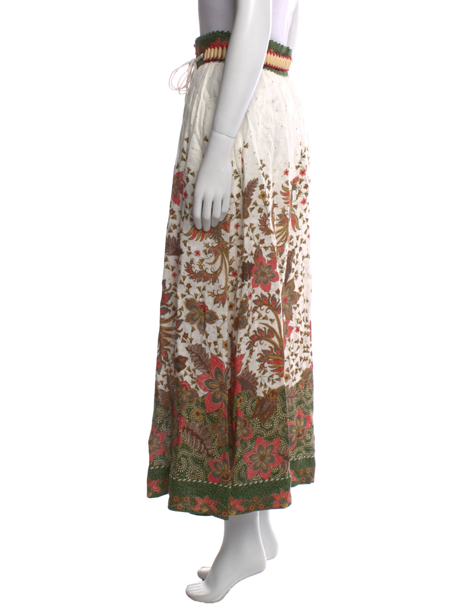 Zimmermann Linen Midi Length Skirt