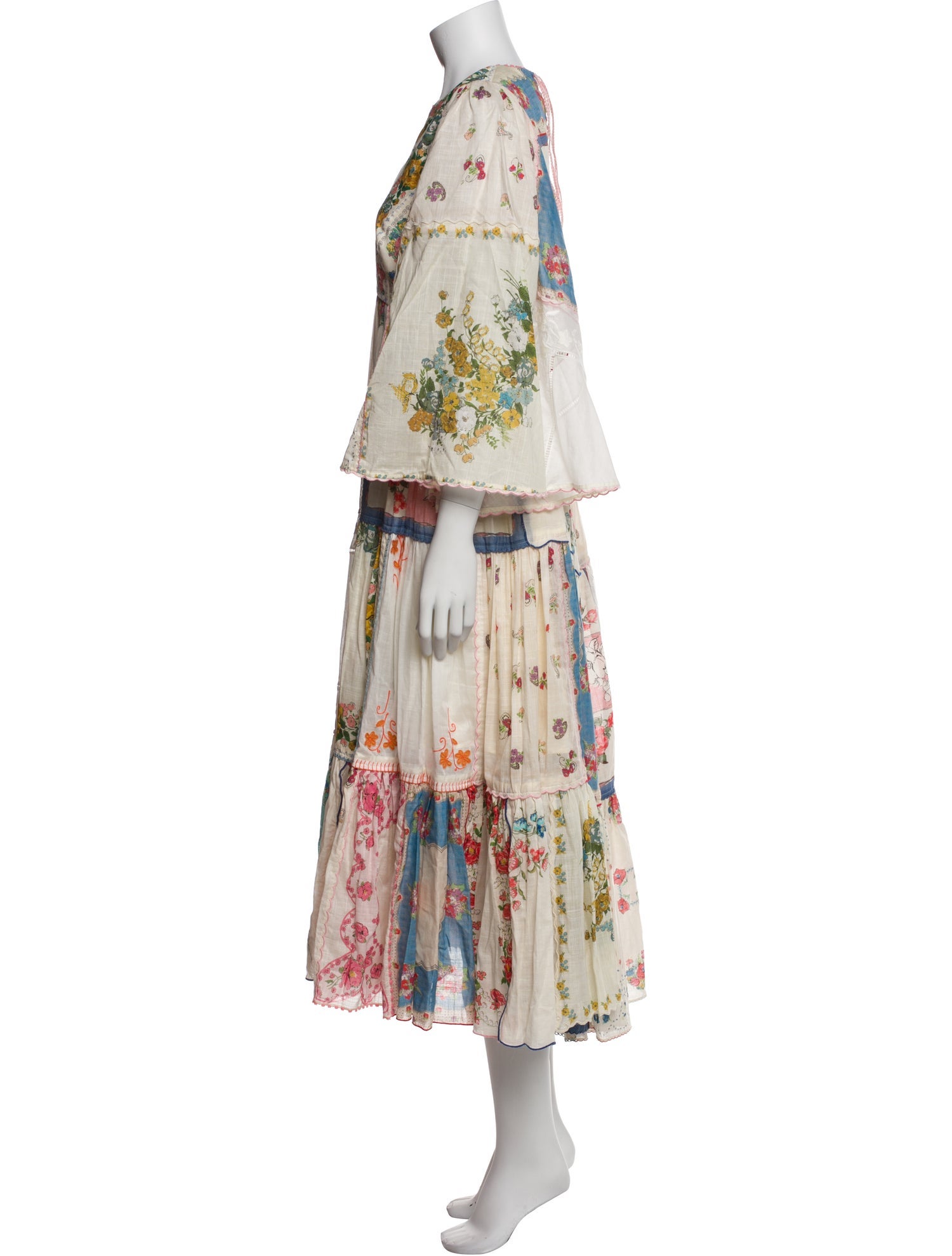 Zimmermann Floral Print Long Dress