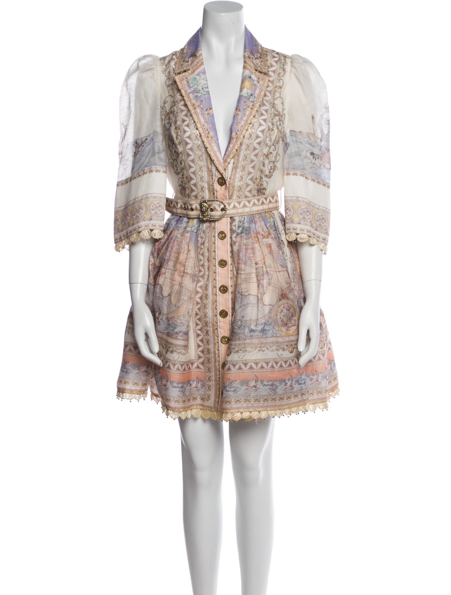 Zimmermann Linen Mini Dress