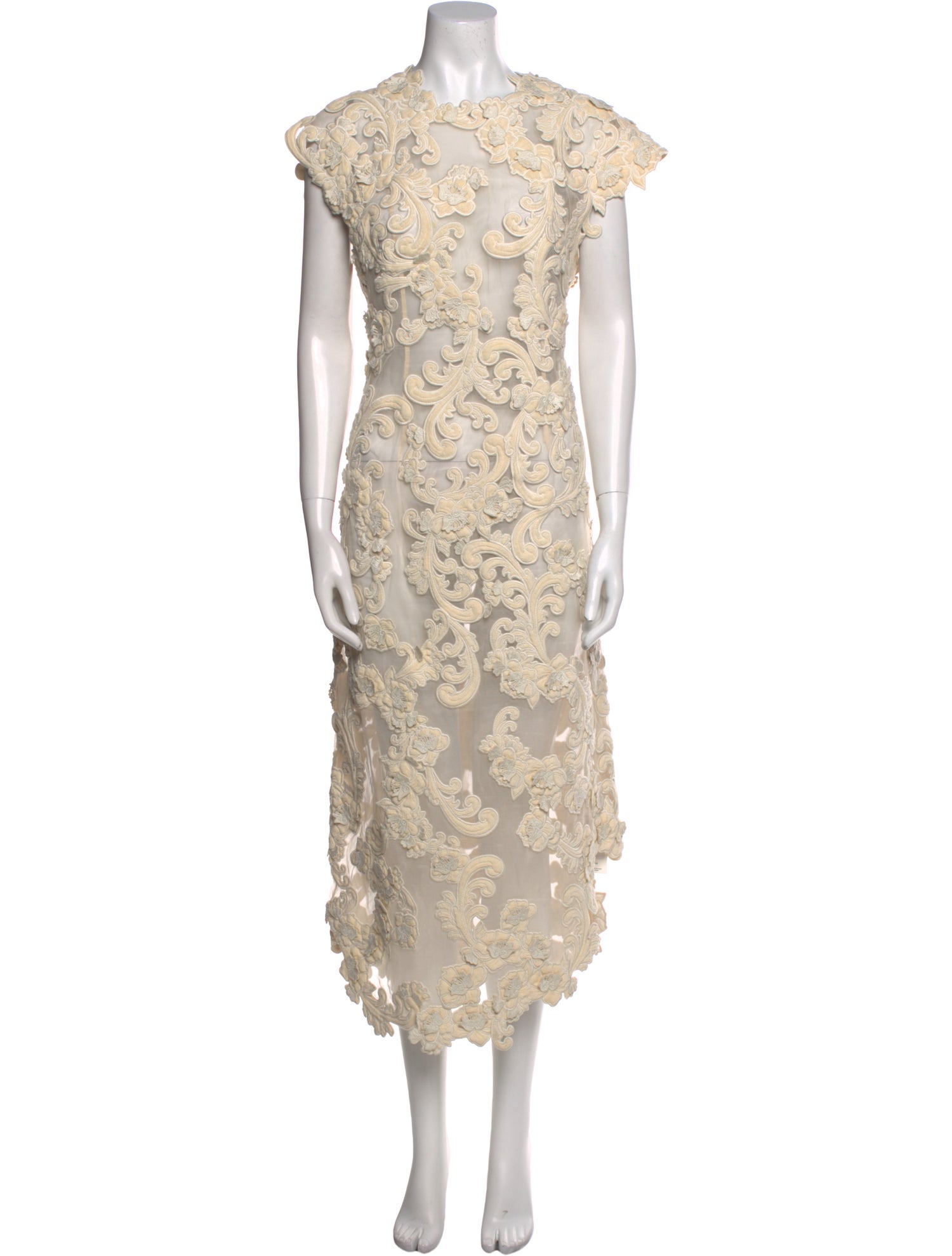 Zimmermann Lace Pattern Long Dress
