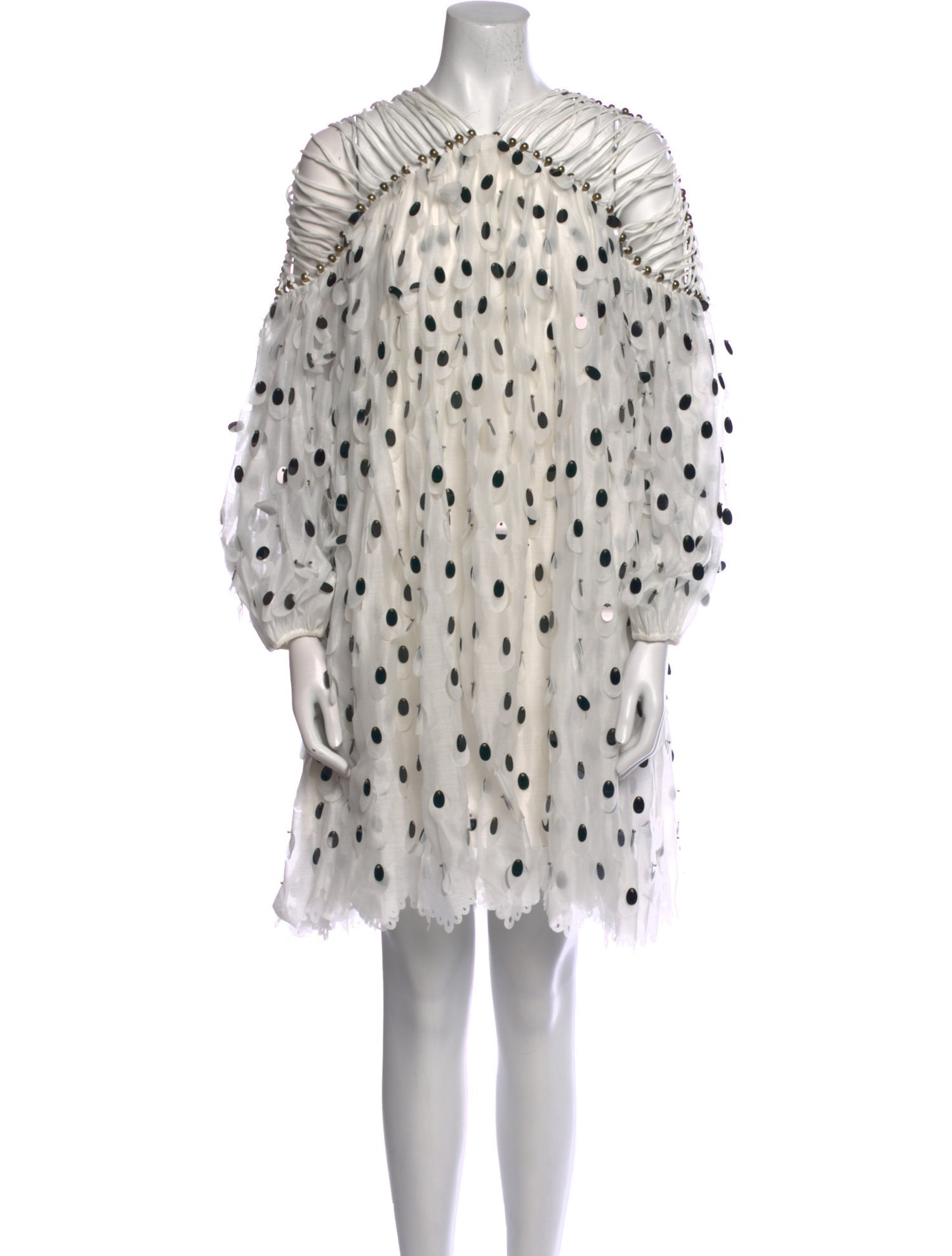 Zimmermann Polka Dot Print Mini Dress