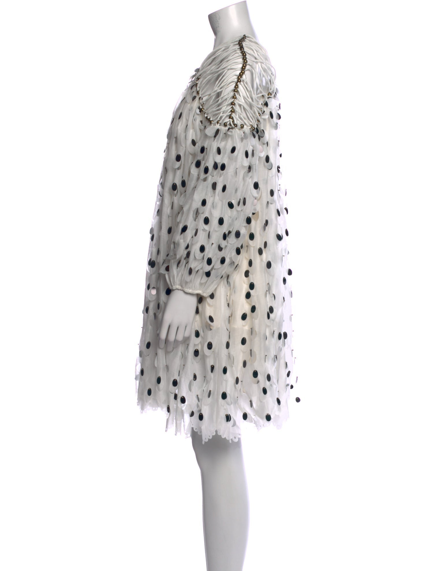Zimmermann Polka Dot Print Mini Dress