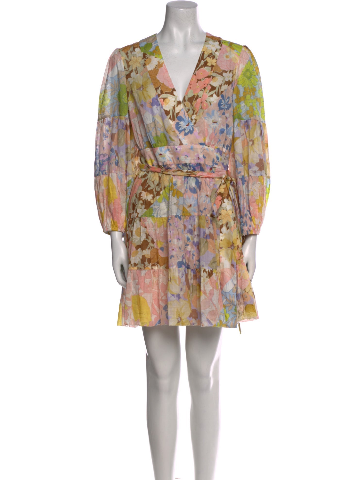 Zimmermann Floral Print Mini Dress