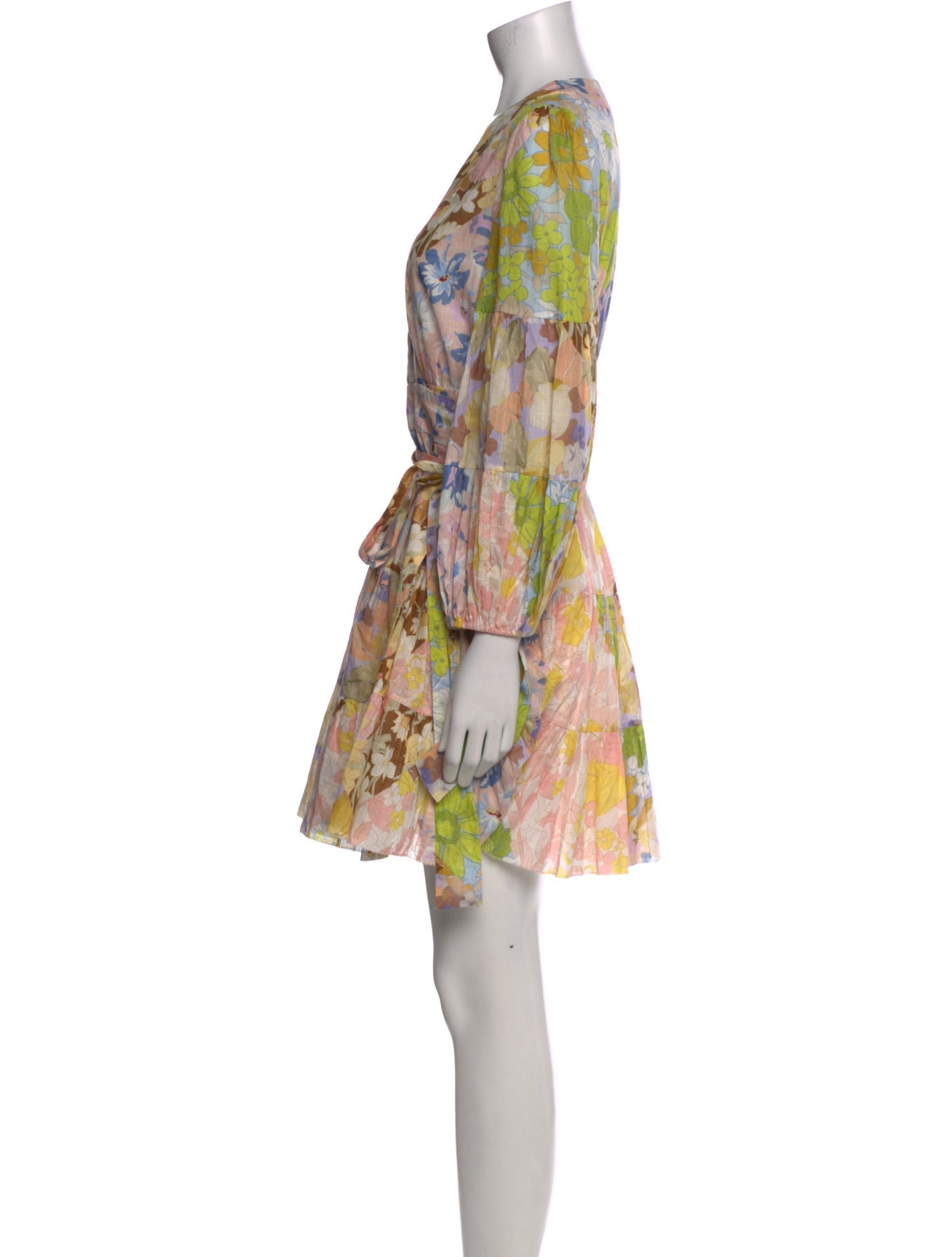 Zimmermann Floral Print Mini Dress