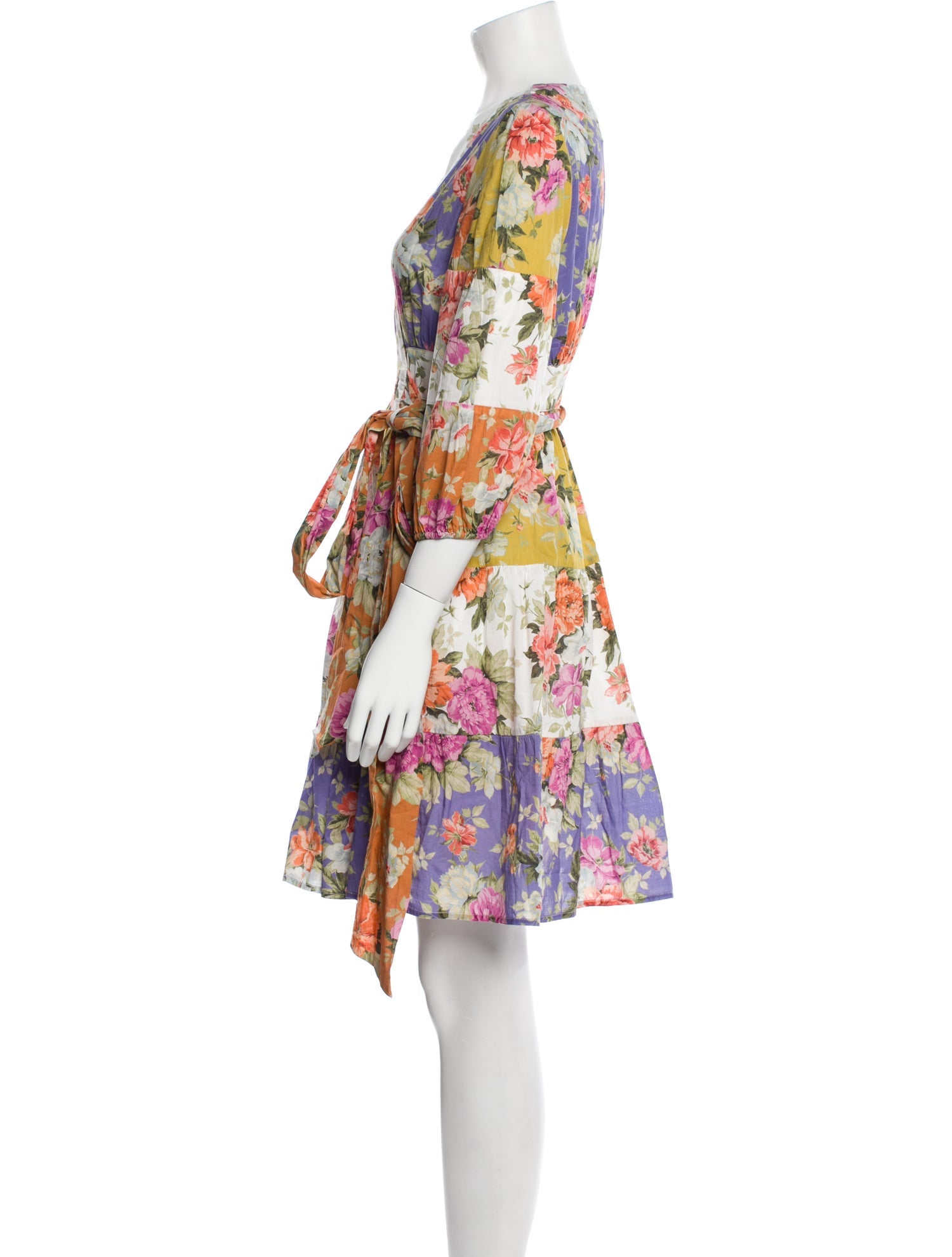 Zimmermann Floral Print Mini Dress