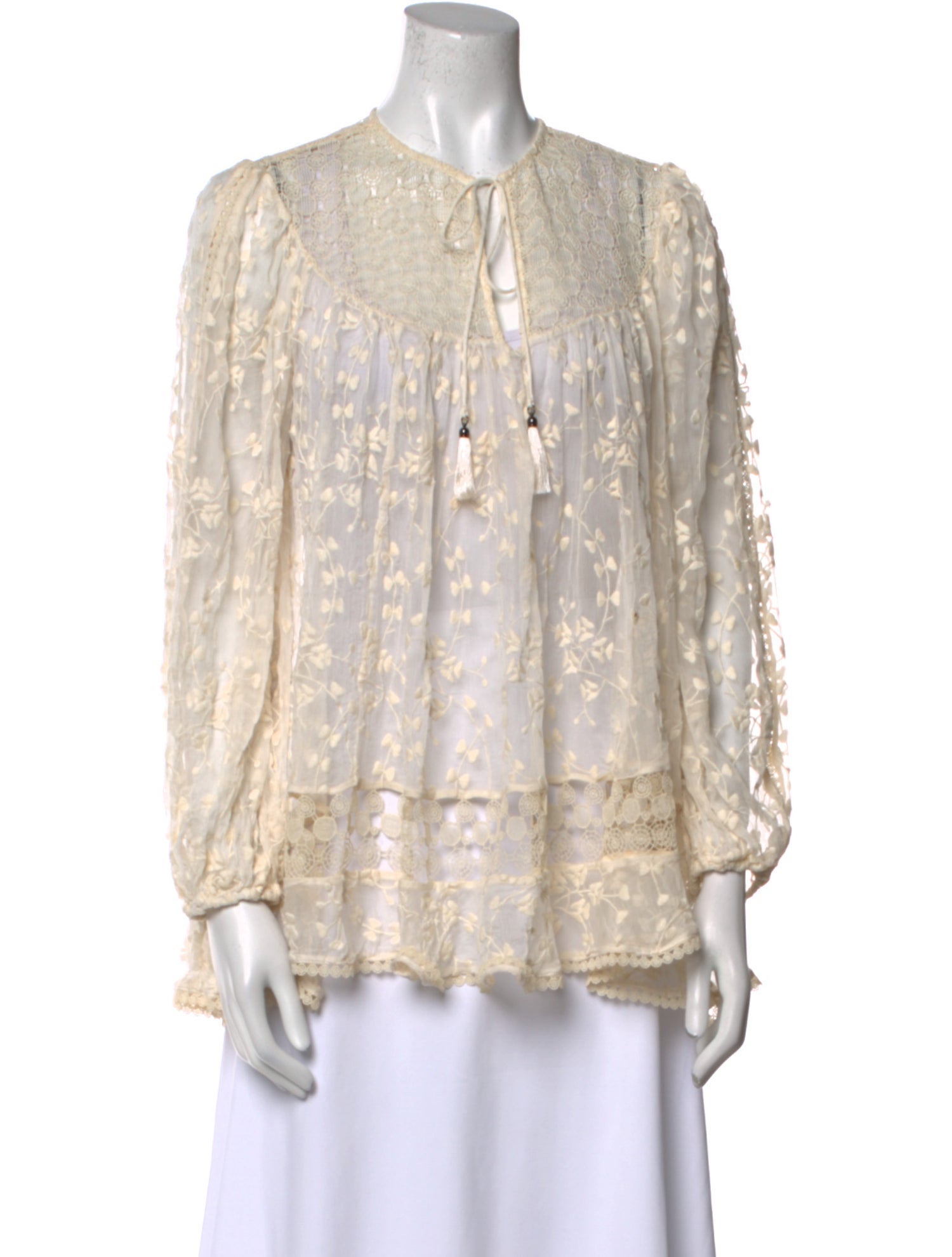 Zimmermann Silk Floral Print Blouse
