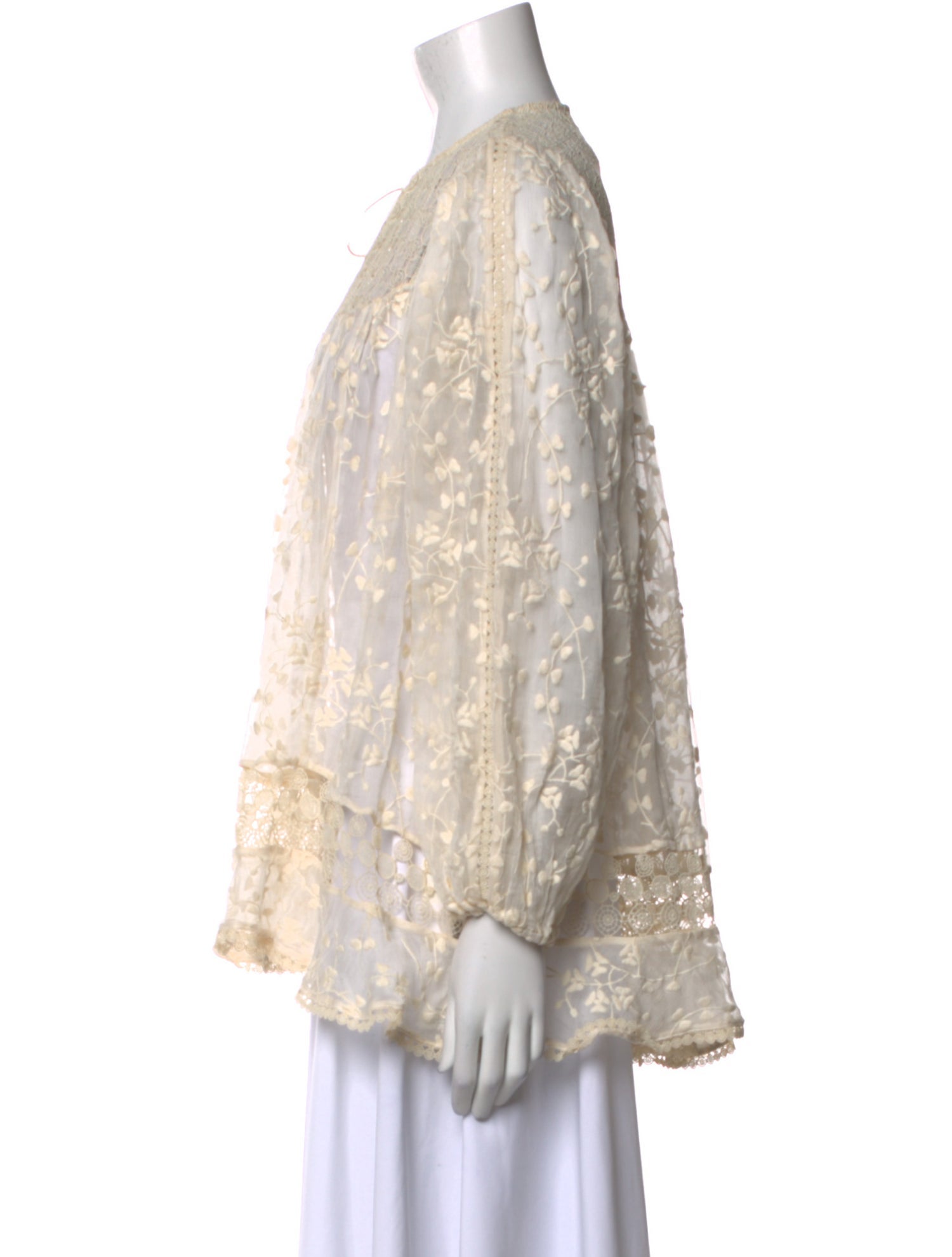 Zimmermann Silk Floral Print Blouse