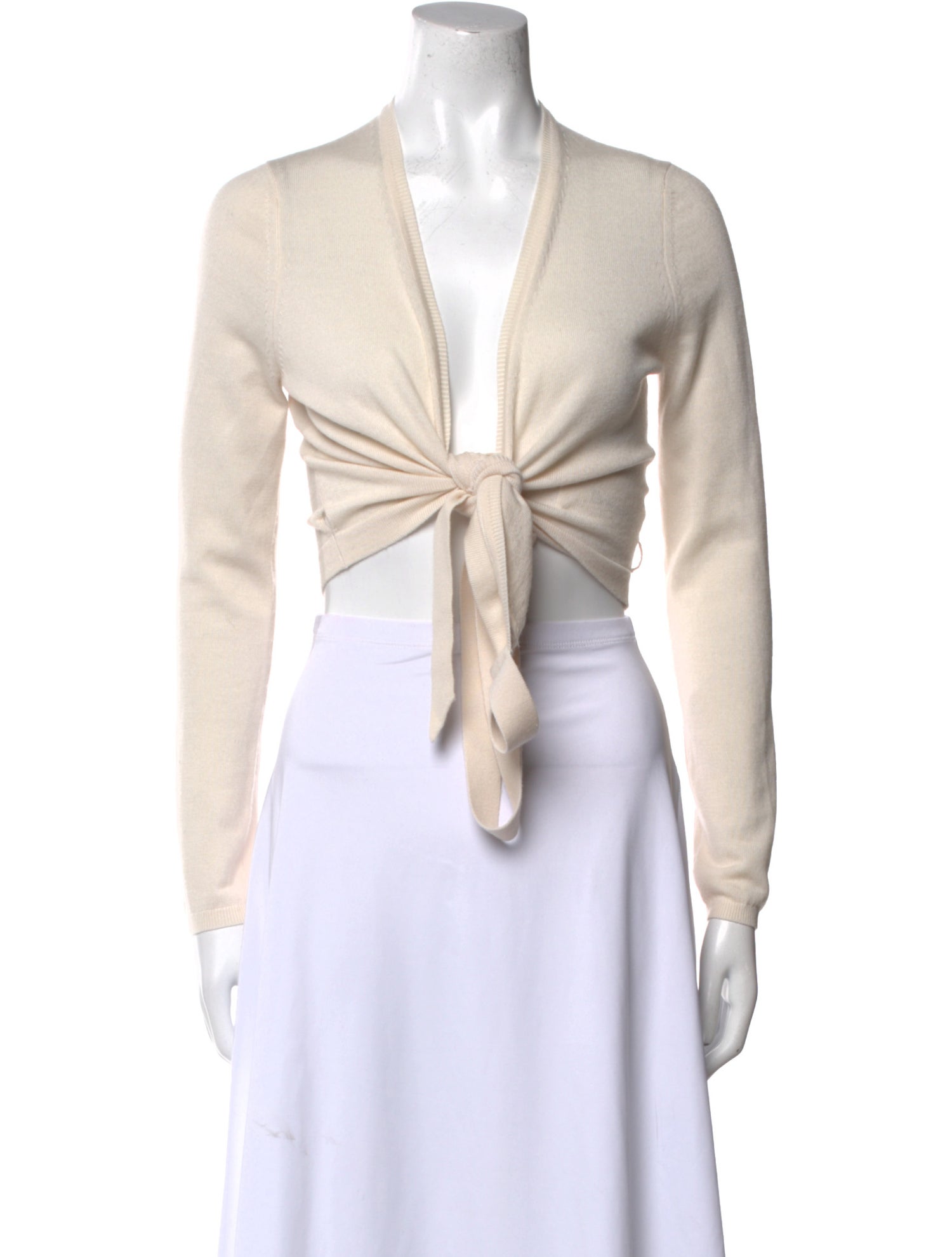 Zimmermann Merino Wool Plunge Neckline Sweater