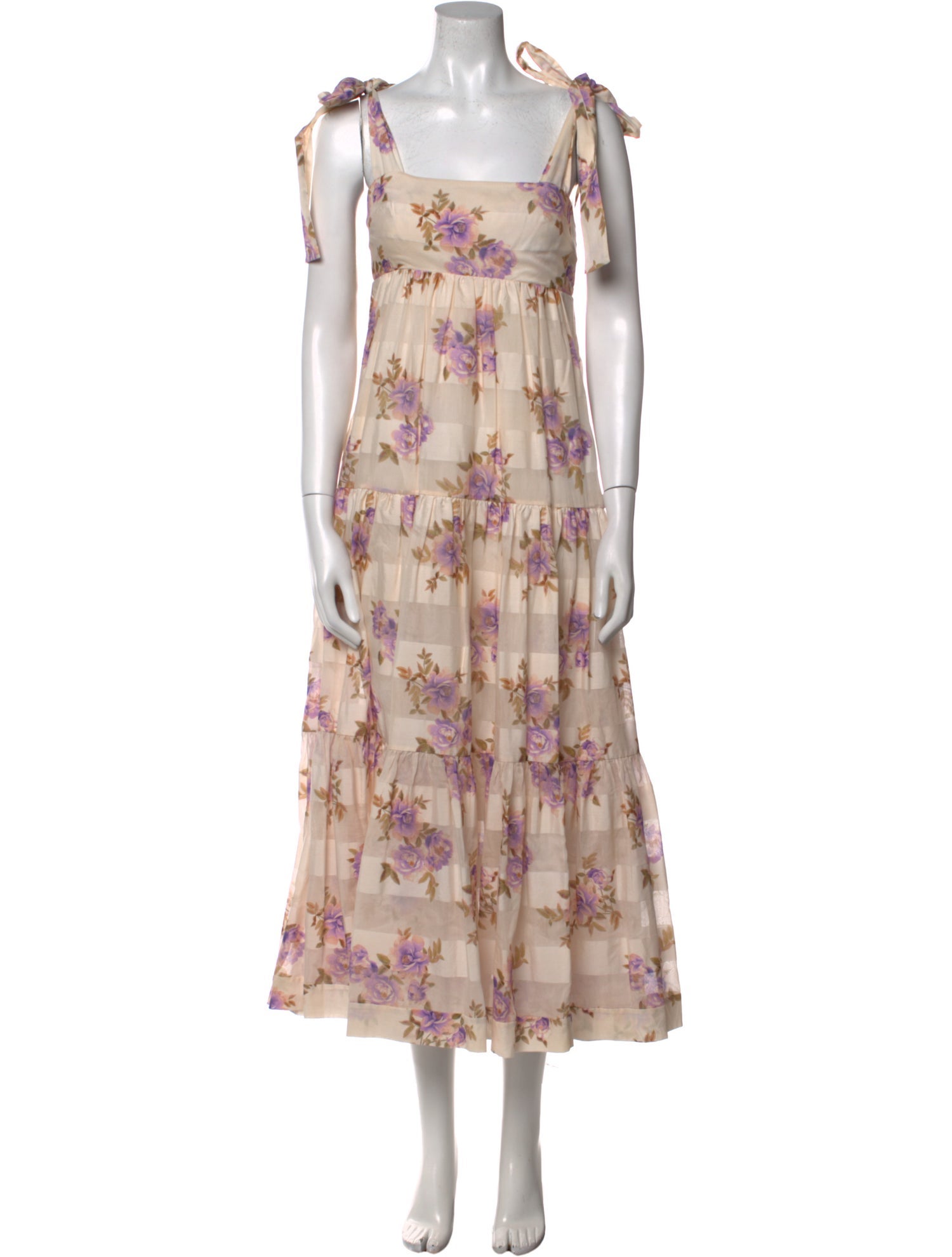 Zimmermann Floral Print Long Dress