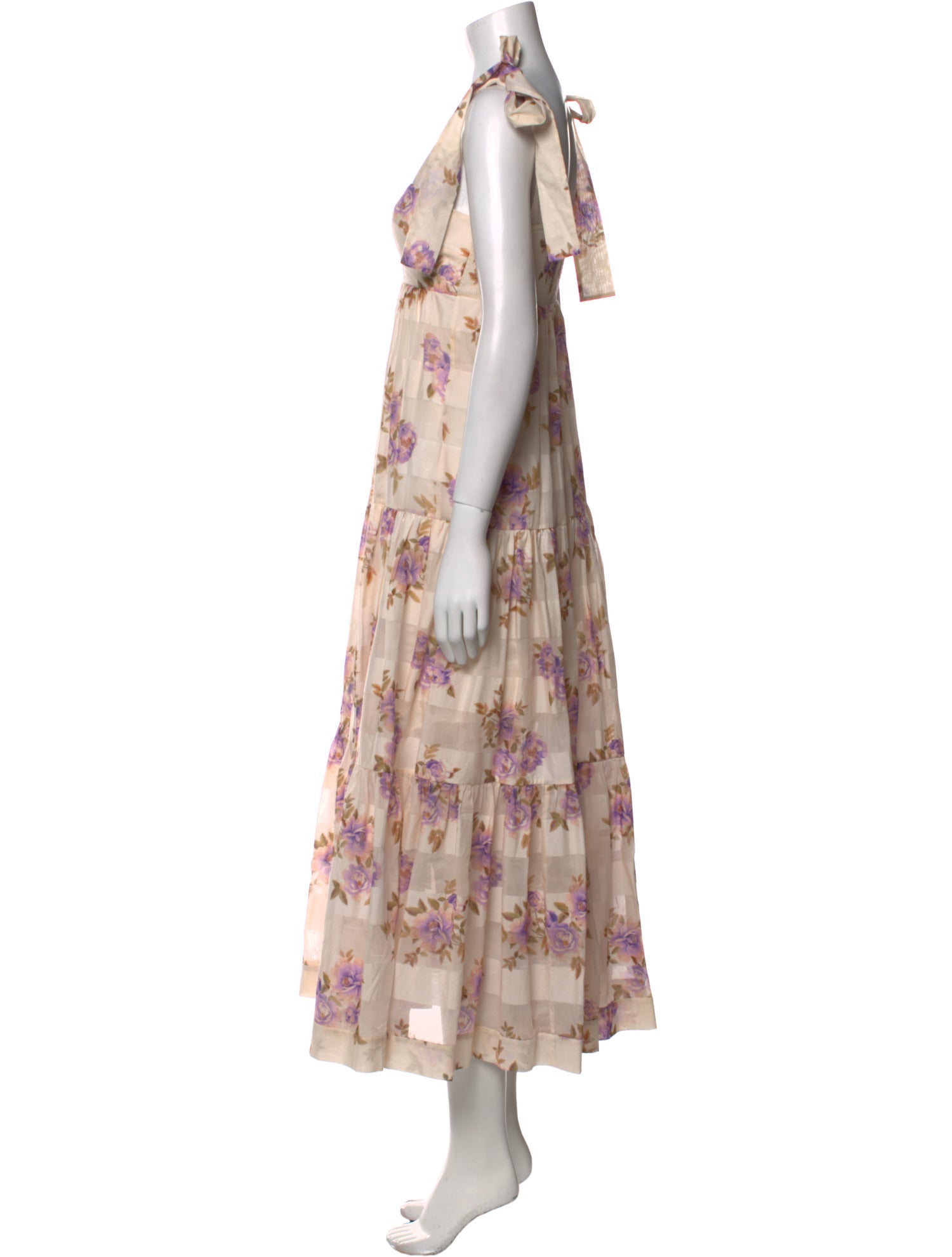 Zimmermann Floral Print Long Dress