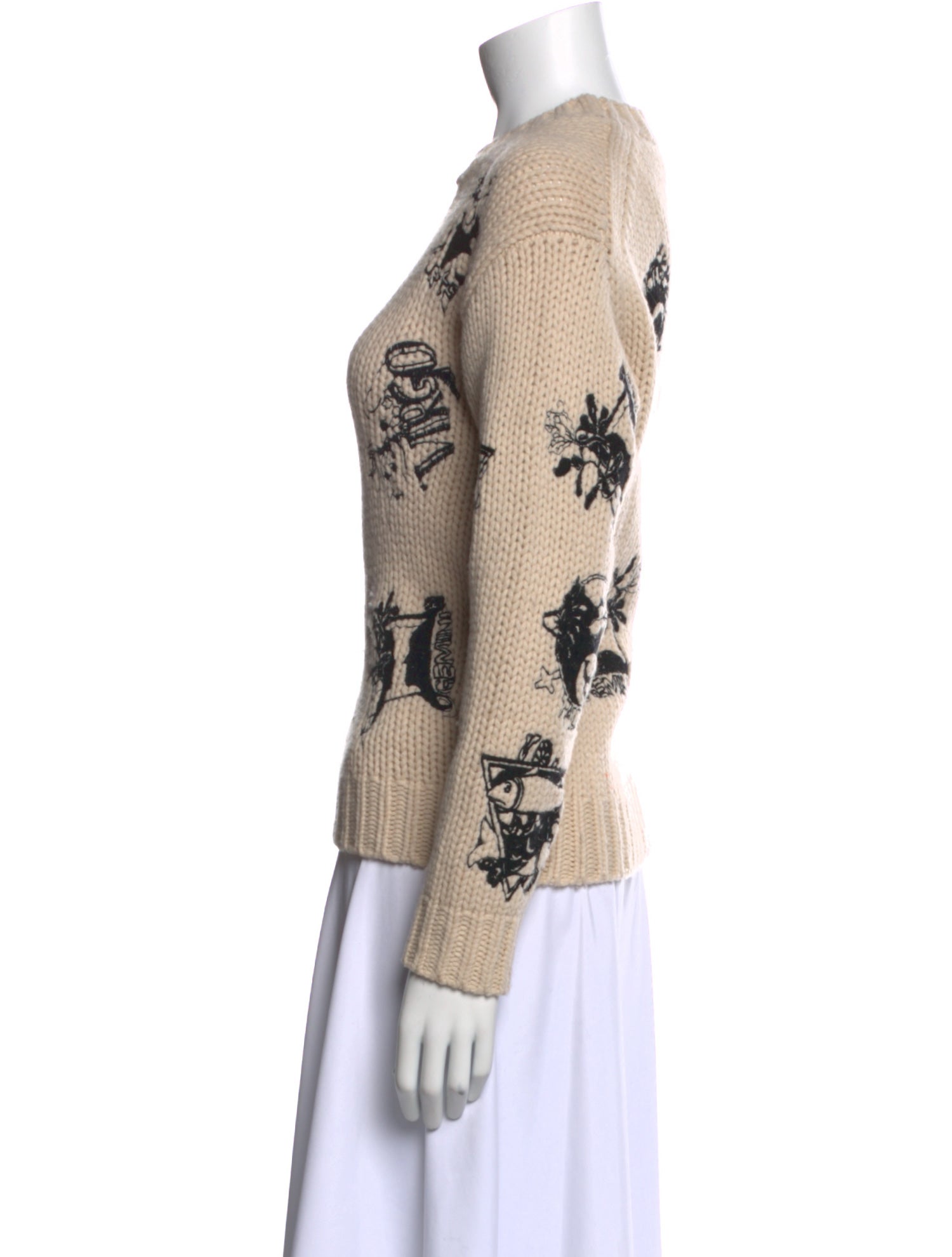 Zimmermann Merino Wool Printed Sweater