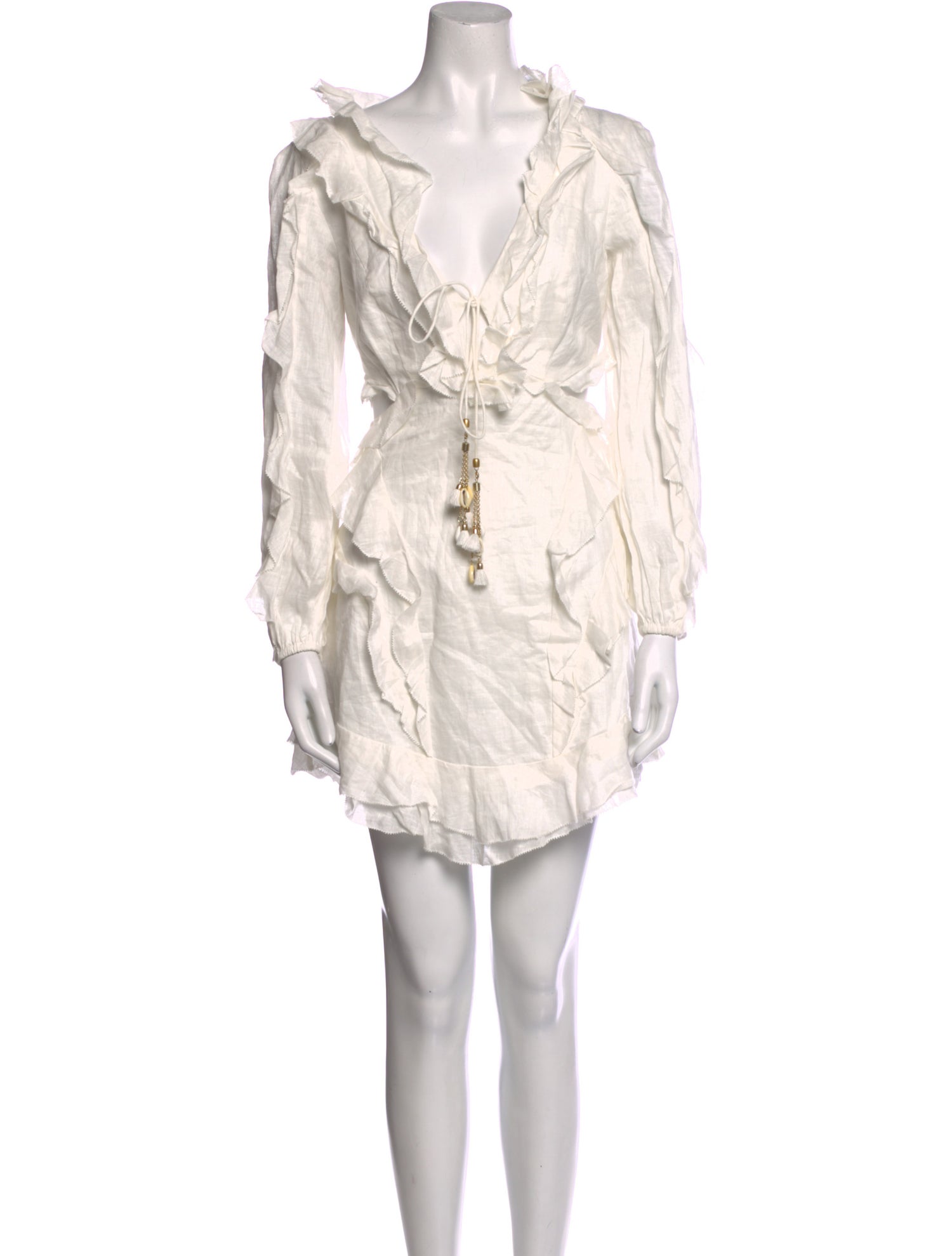 Zimmermann Linen Mini Dress w/ Tags