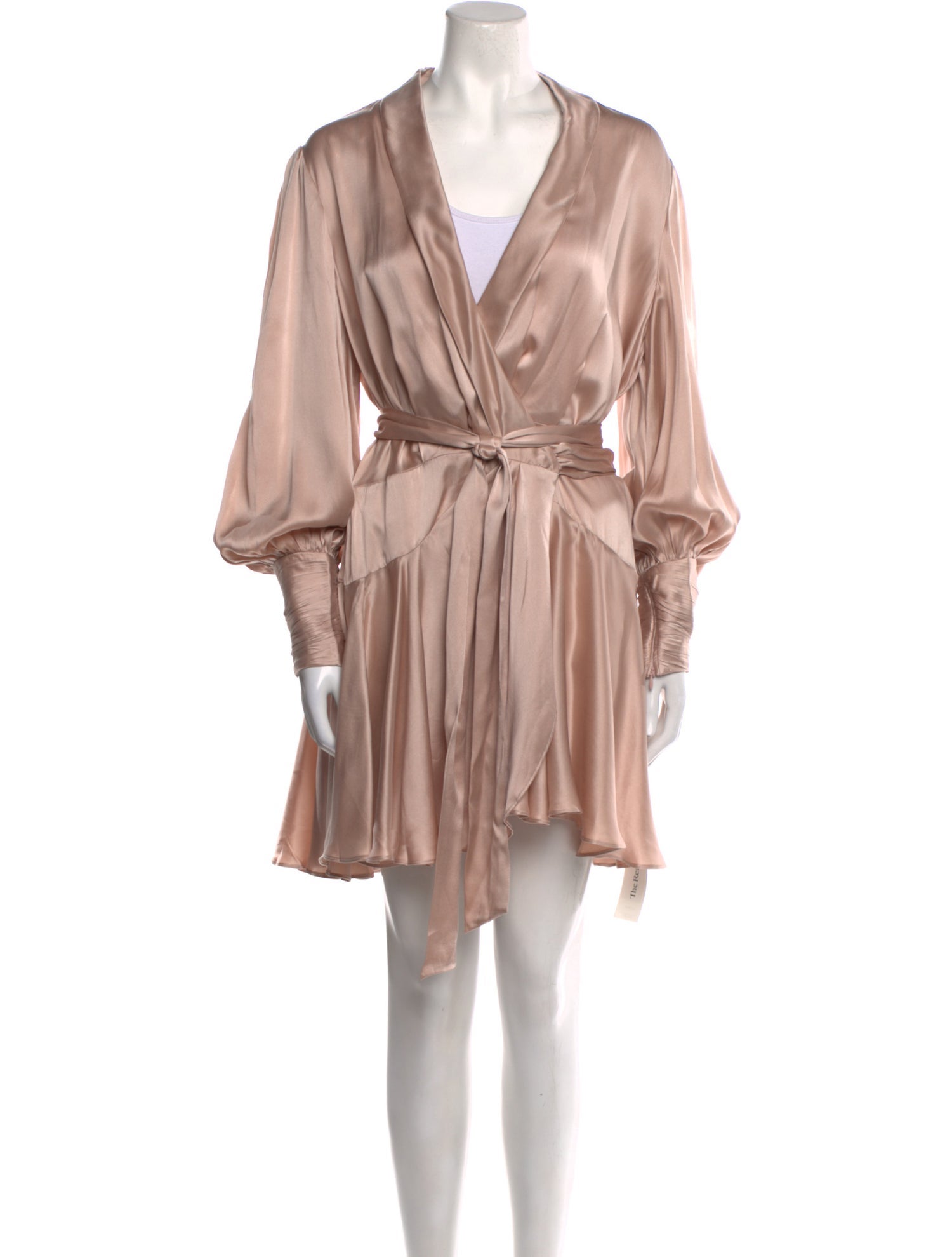 Zimmermann Silk Mini Dress - Neutrals Dresses, Clothing