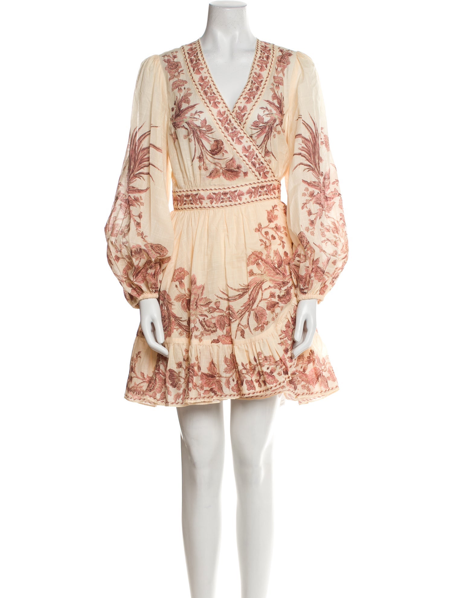 Zimmermann Floral Print Mini Dress w/ Tags