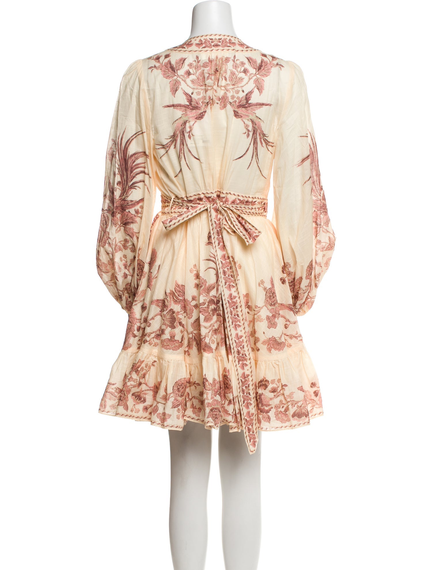 Zimmermann Floral Print Mini Dress w/ Tags
