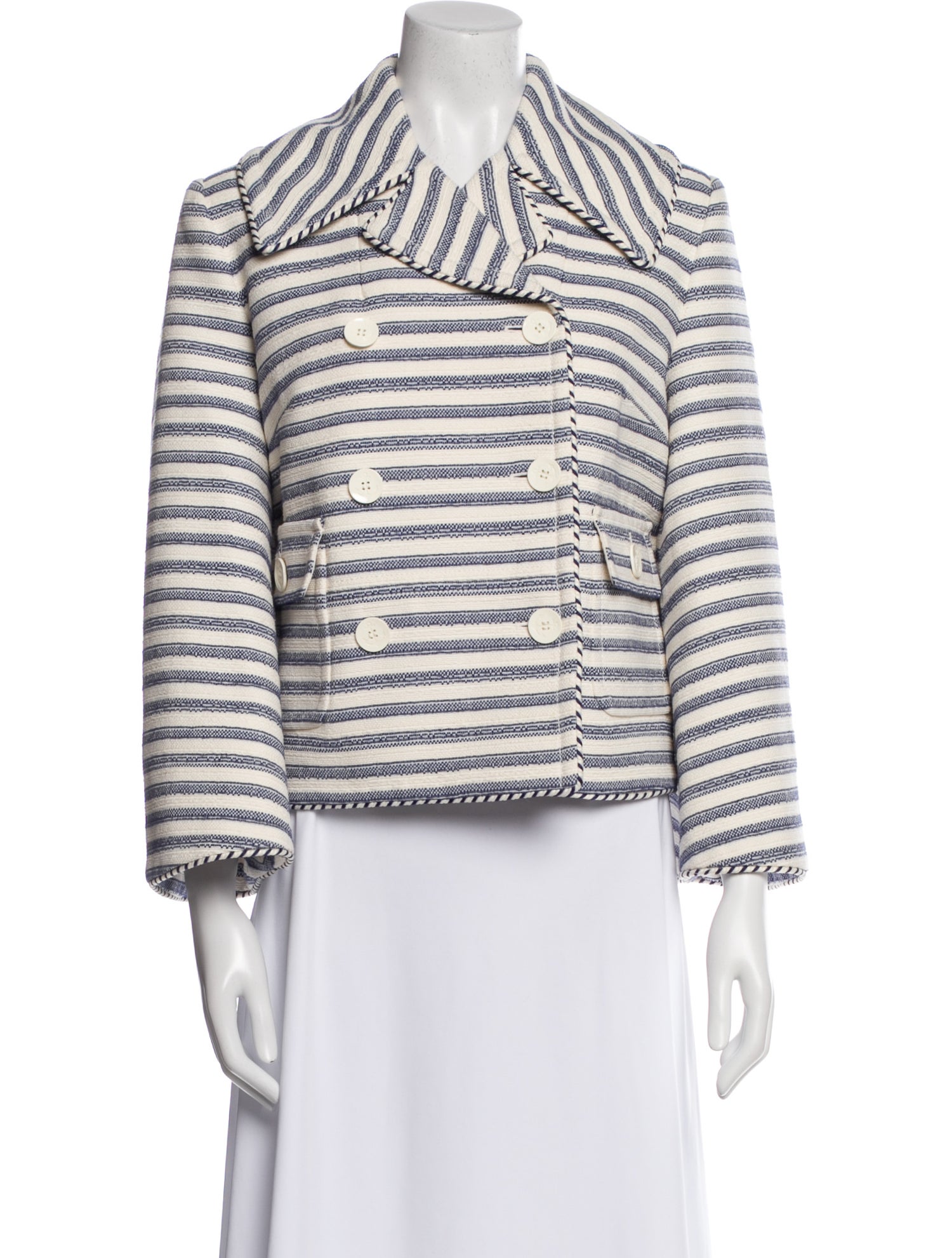 Zimmermann Striped Evening Jacket