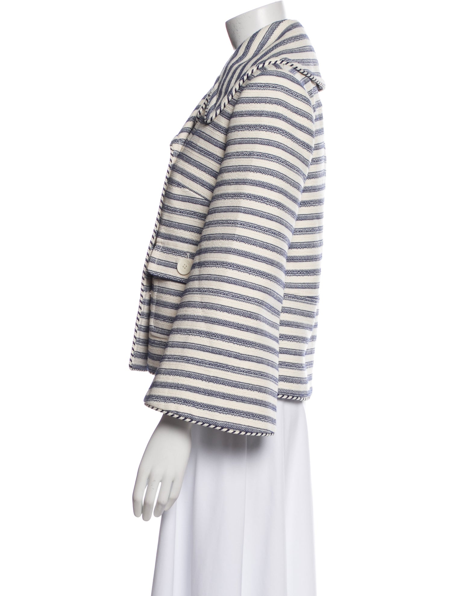 Zimmermann Striped Evening Jacket