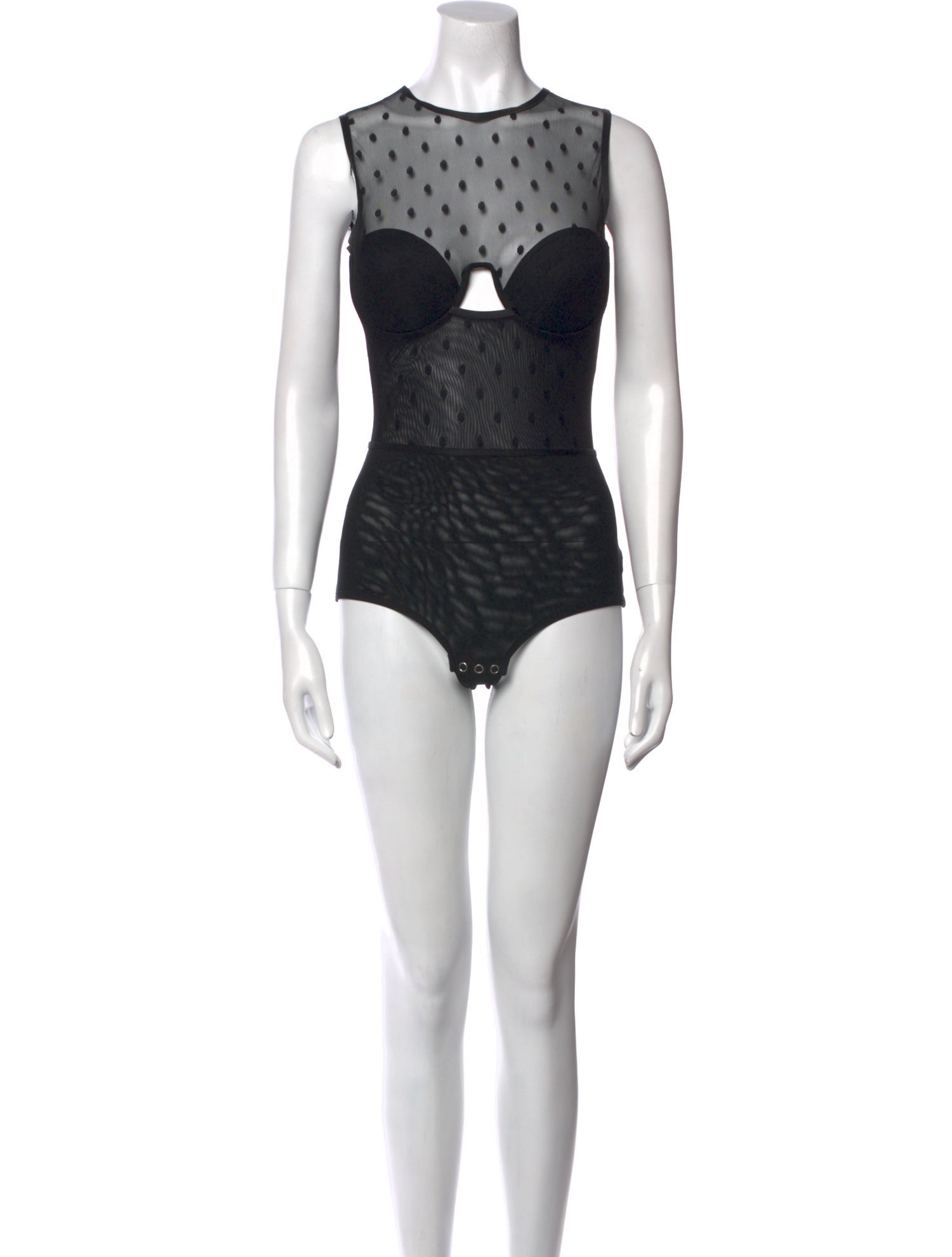 Zimmermann Crew Neck Sleeveless Bodysuit