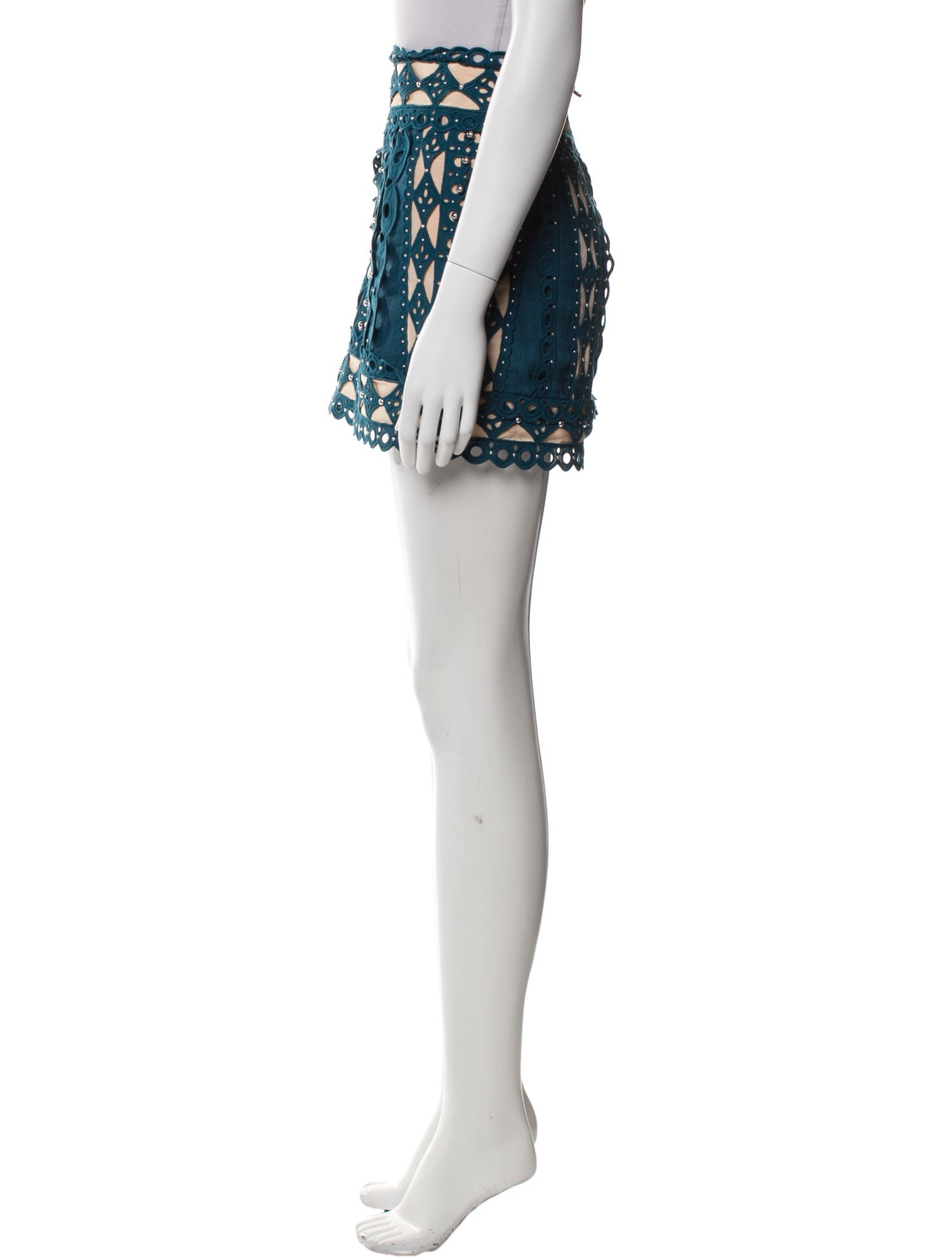 Zimmermann Printed Mini Skirt