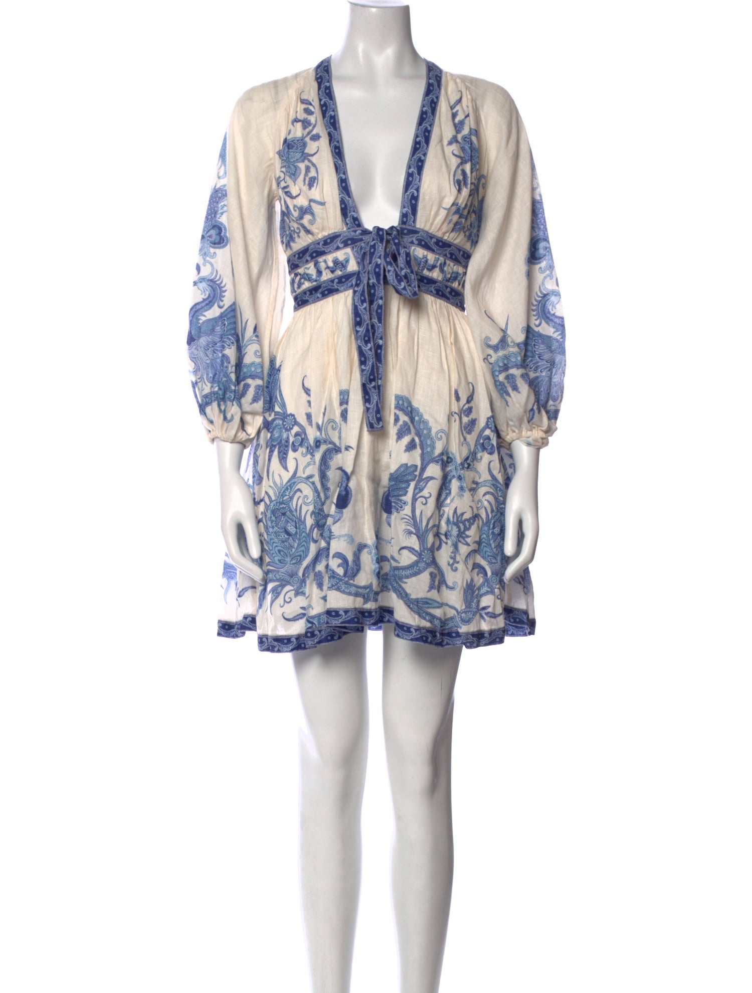 Zimmermann Linen Mini Dress