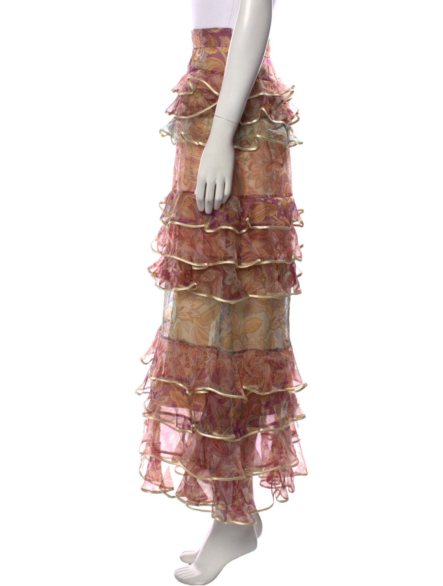 Zimmermann Silk Midi Length Skirt