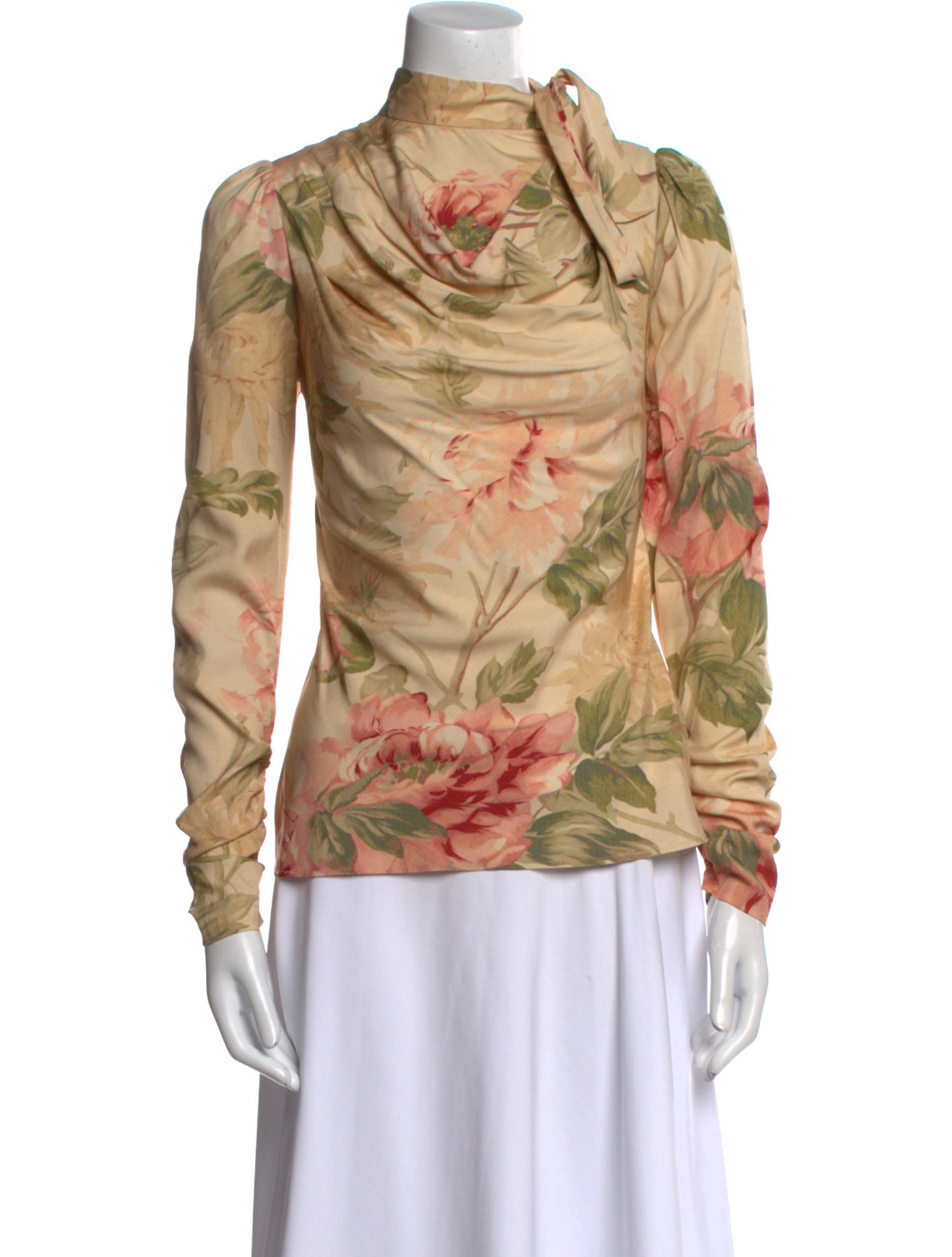 Zimmermann Silk Floral Print Blouse
