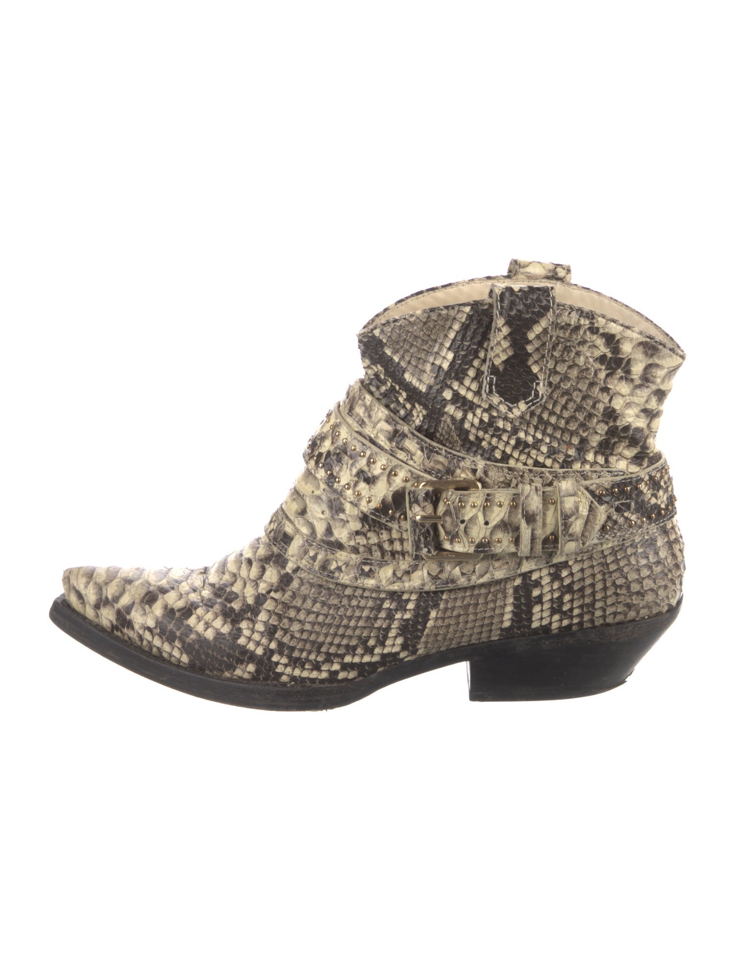 Zimmermann Alligator Animal Print Western Boots