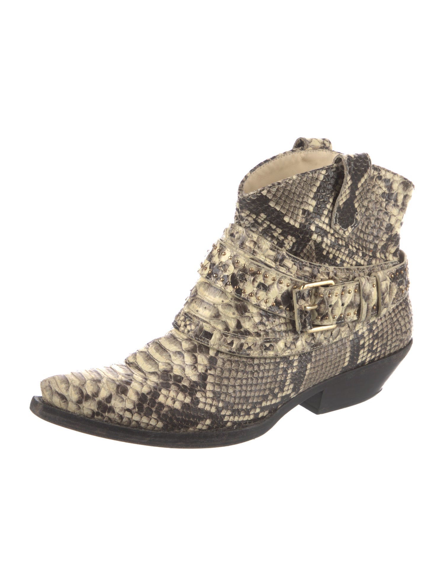 Zimmermann Alligator Animal Print Western Boots