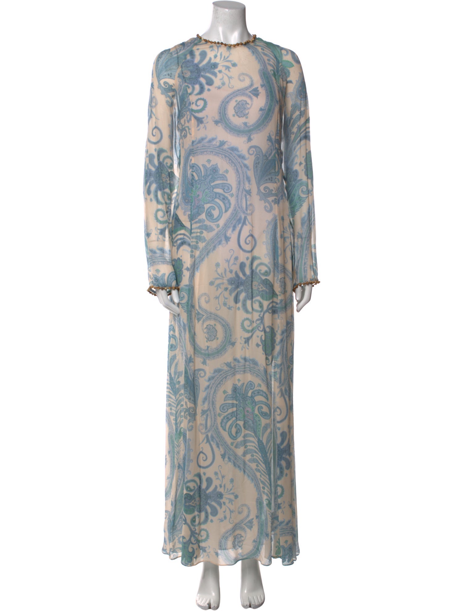Zimmermann Paisley Print Long Dress
