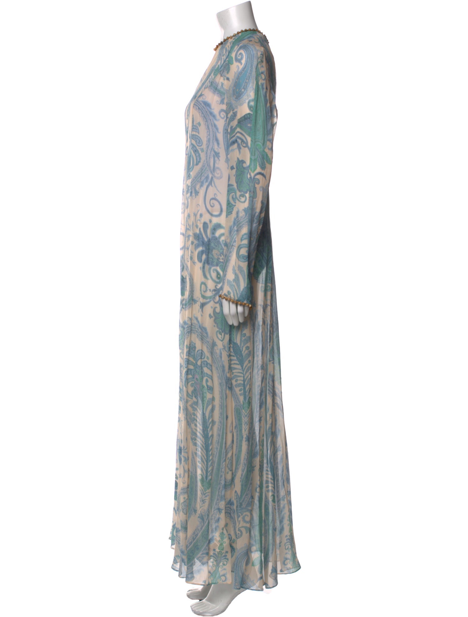 Zimmermann Paisley Print Long Dress