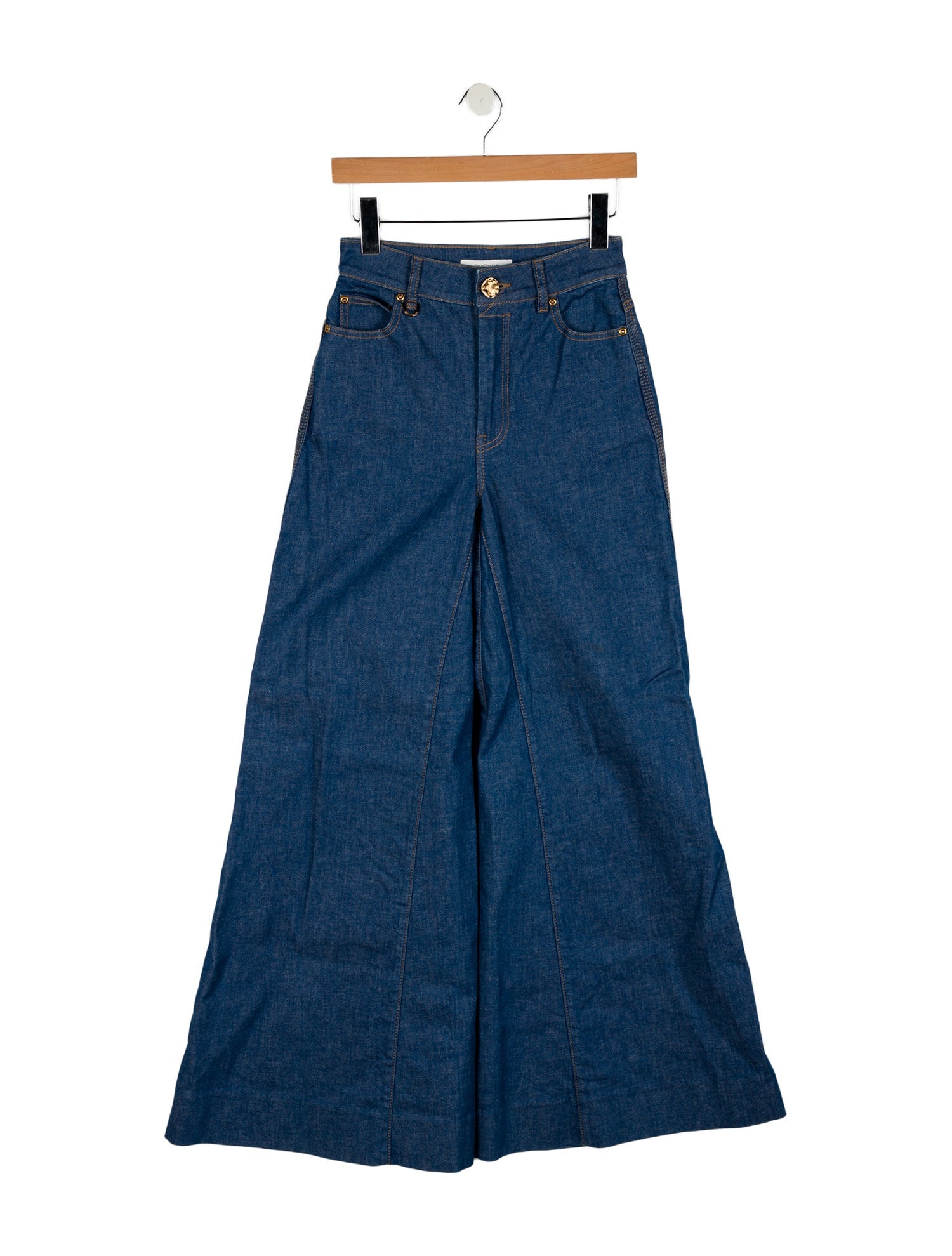 Zimmermann High-Rise Wide Leg Jeans