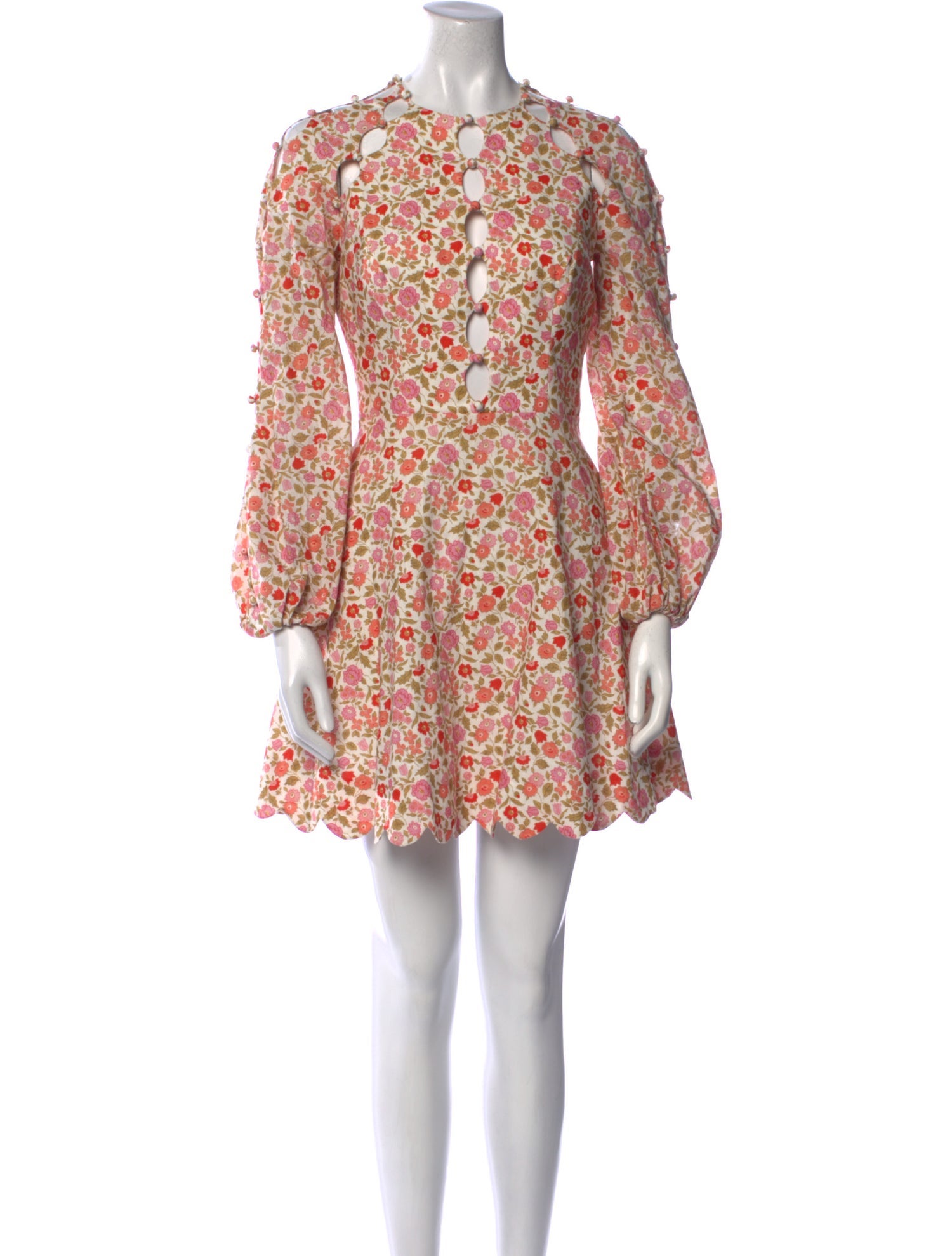 Zimmermann Floral Print Mini Dress