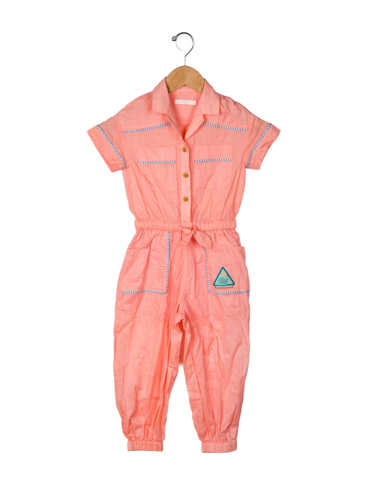 Zimmermann Toddler Girls' Patterned Short Sleeve Jumper