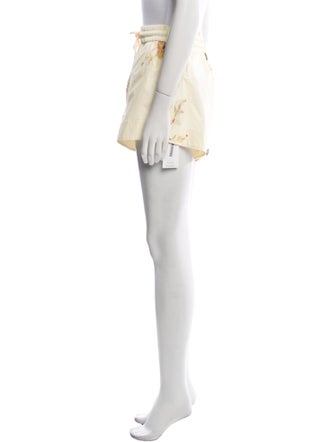 Zimmermann Printed Mini Shorts