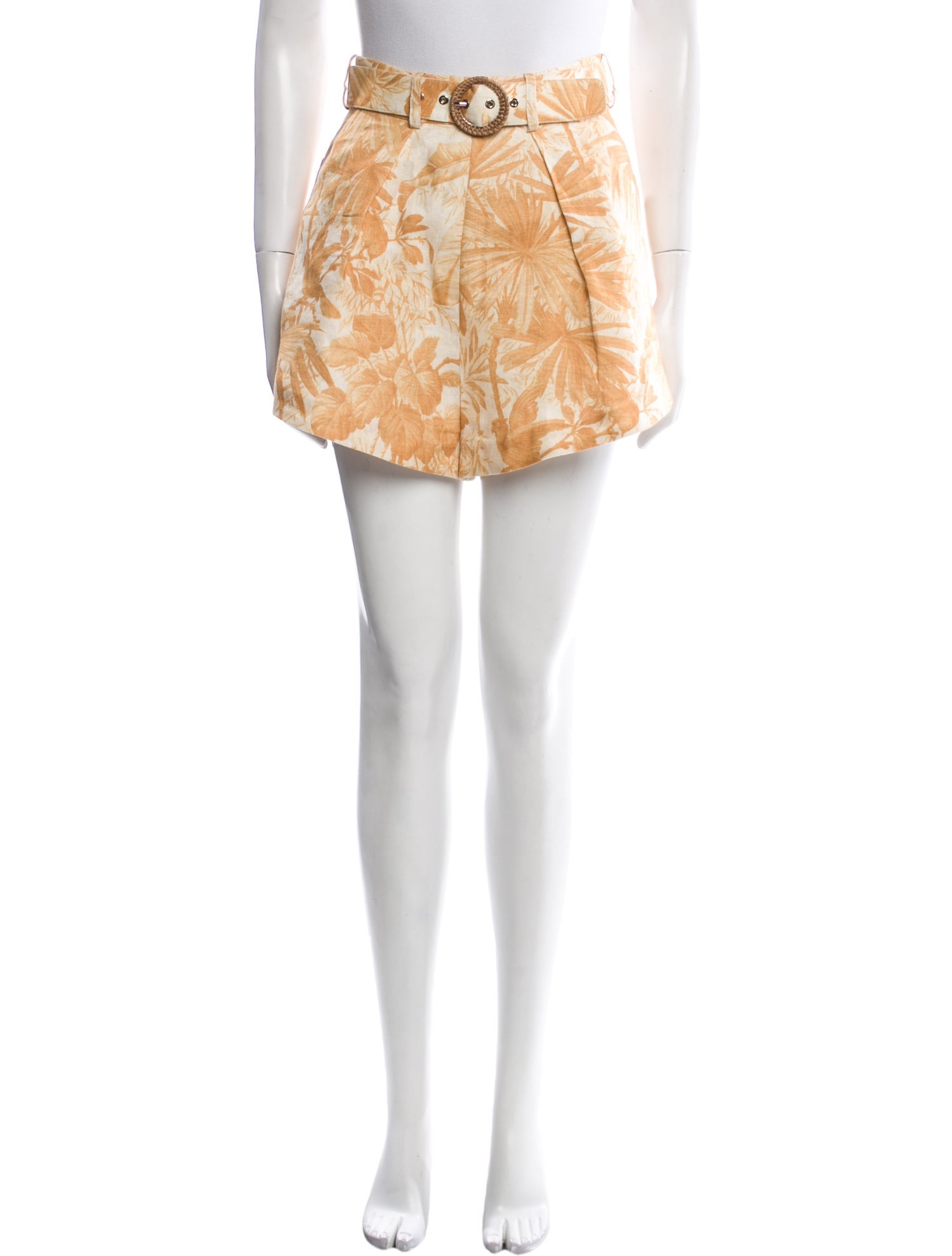 Zimmermann Linen Mini Shorts