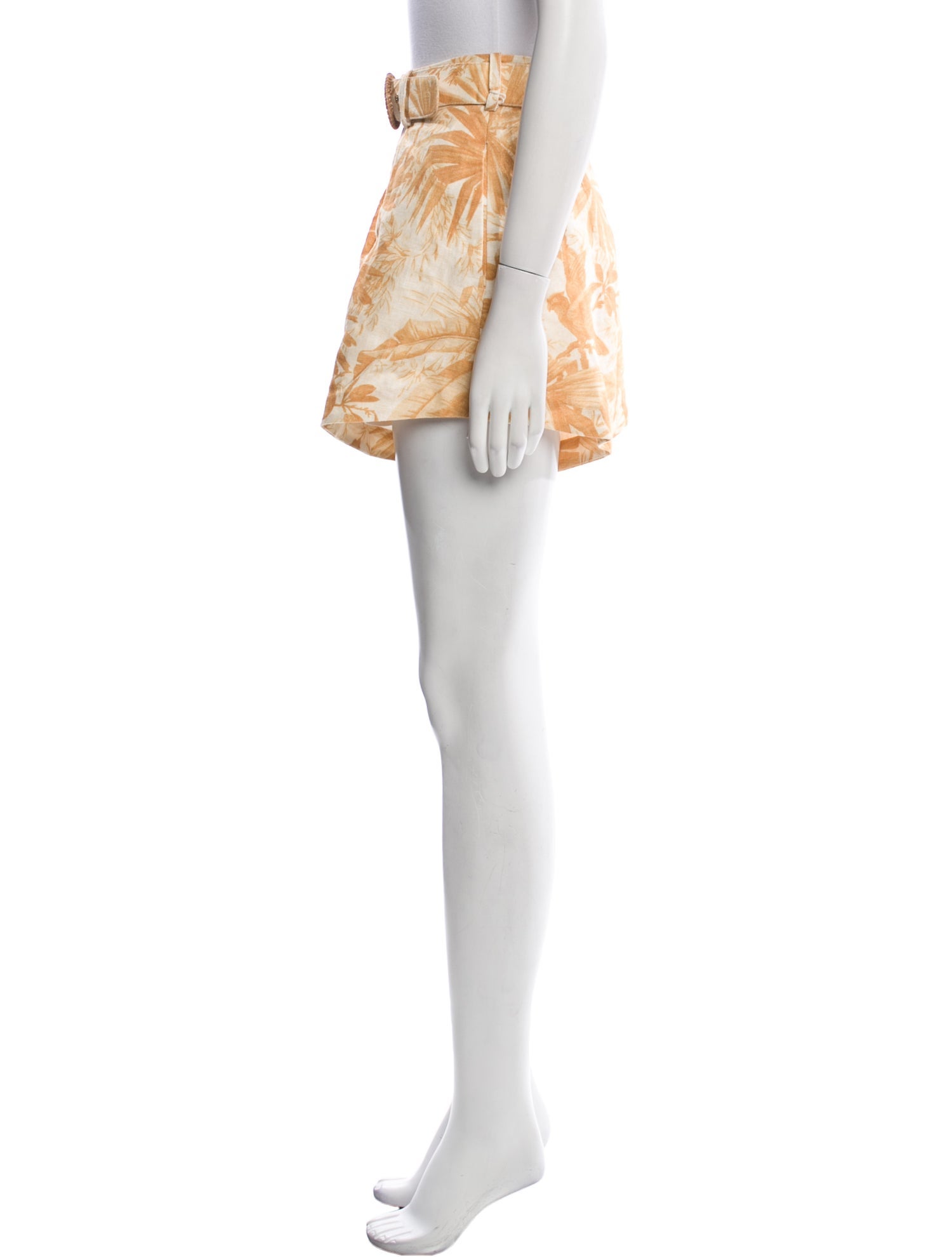 Zimmermann Linen Mini Shorts