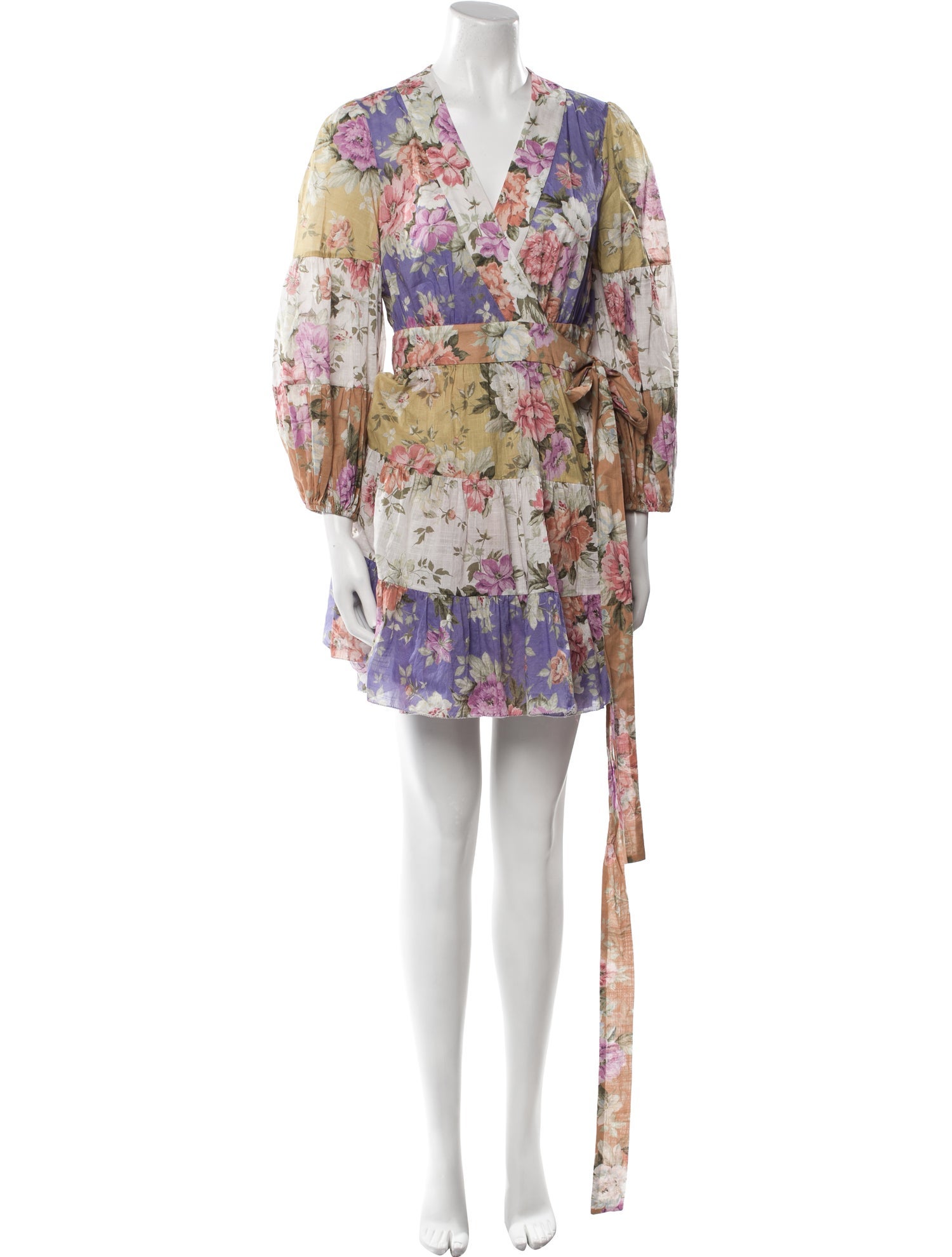 Zimmermann Floral Print Mini Dress