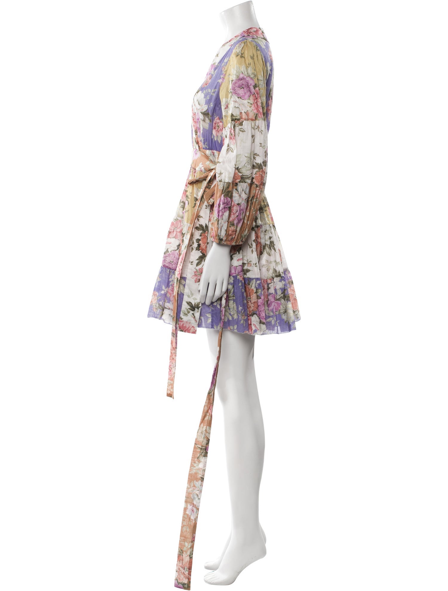 Zimmermann Floral Print Mini Dress