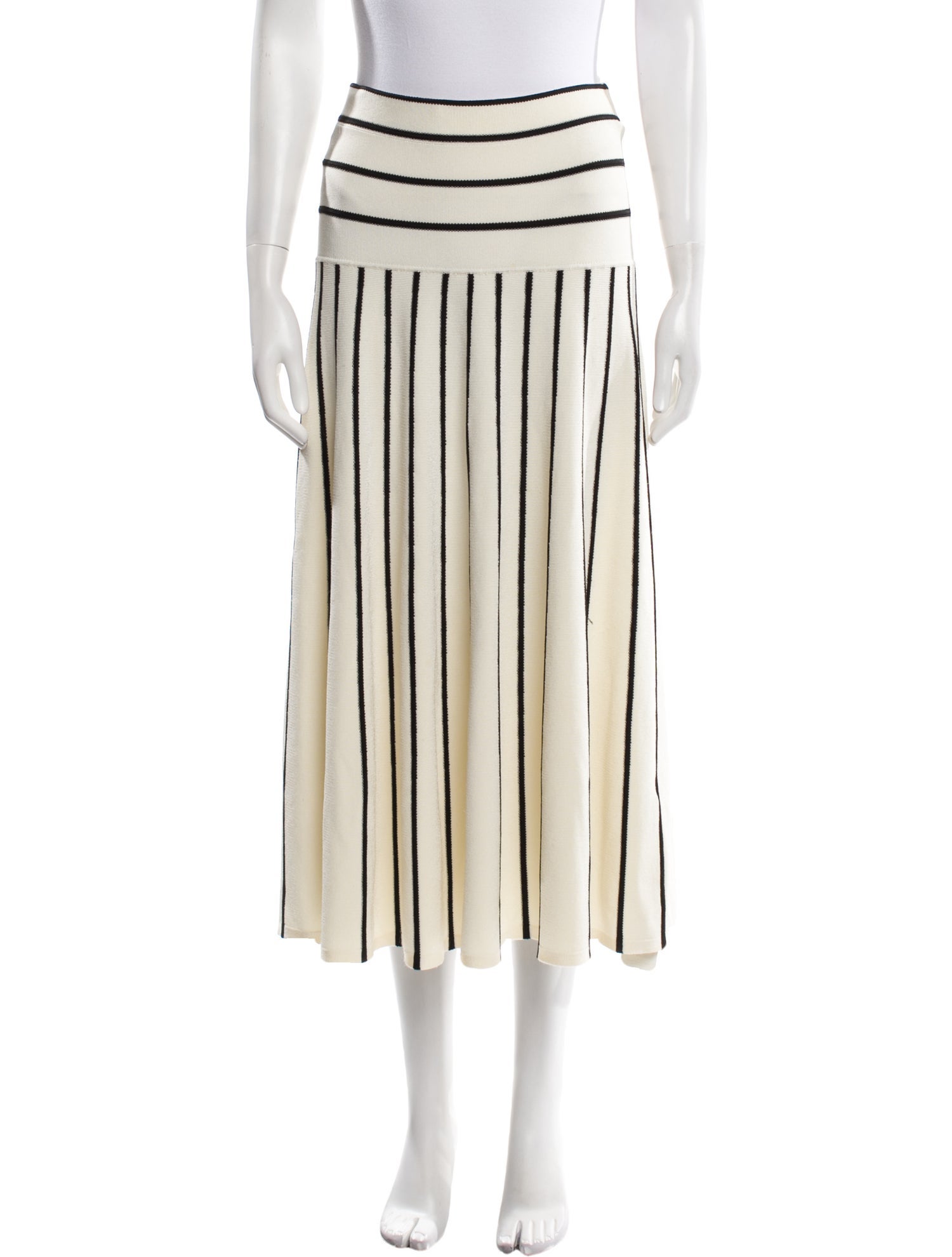 Zimmermann Striped Midi Length Skirt