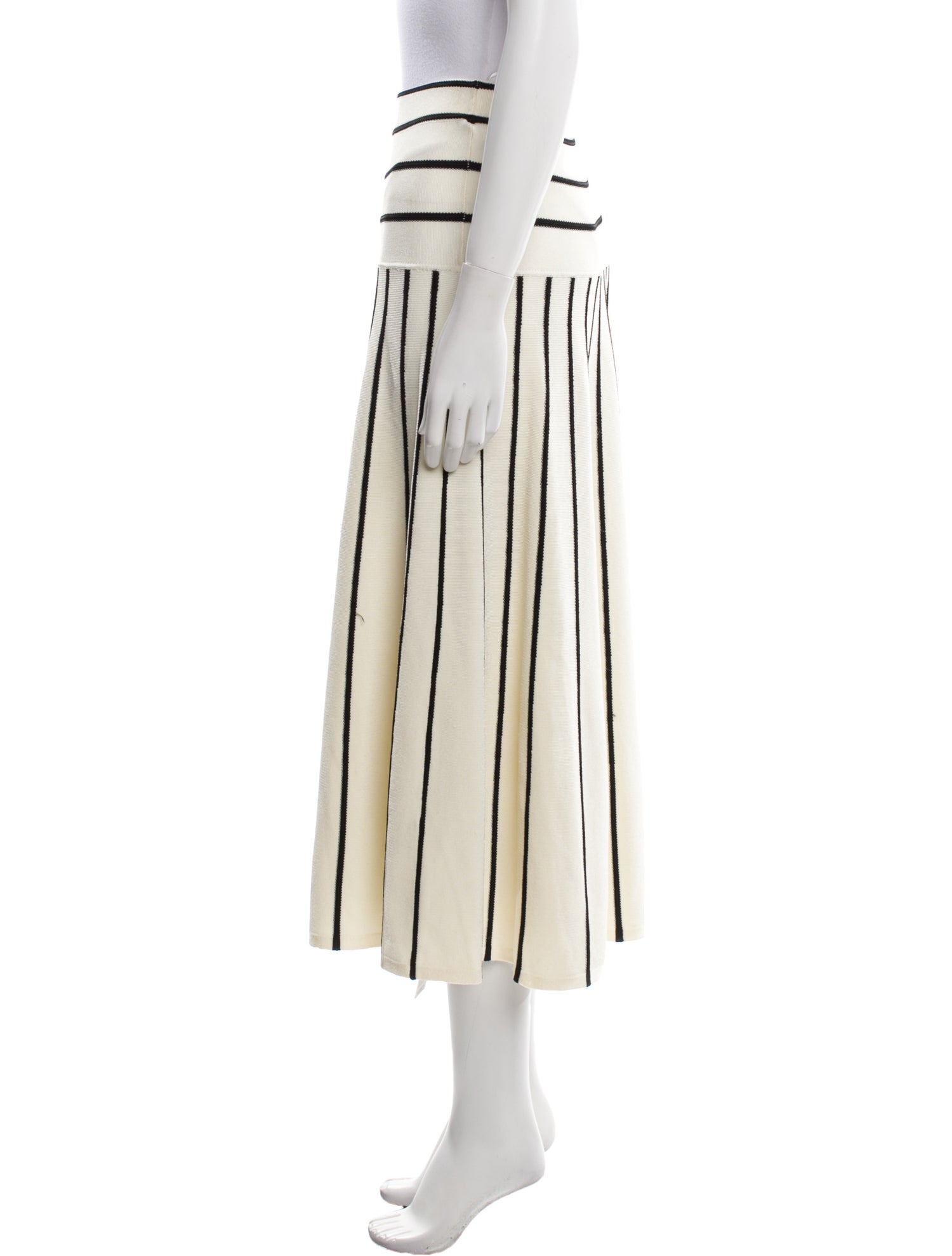 Zimmermann Striped Midi Length Skirt