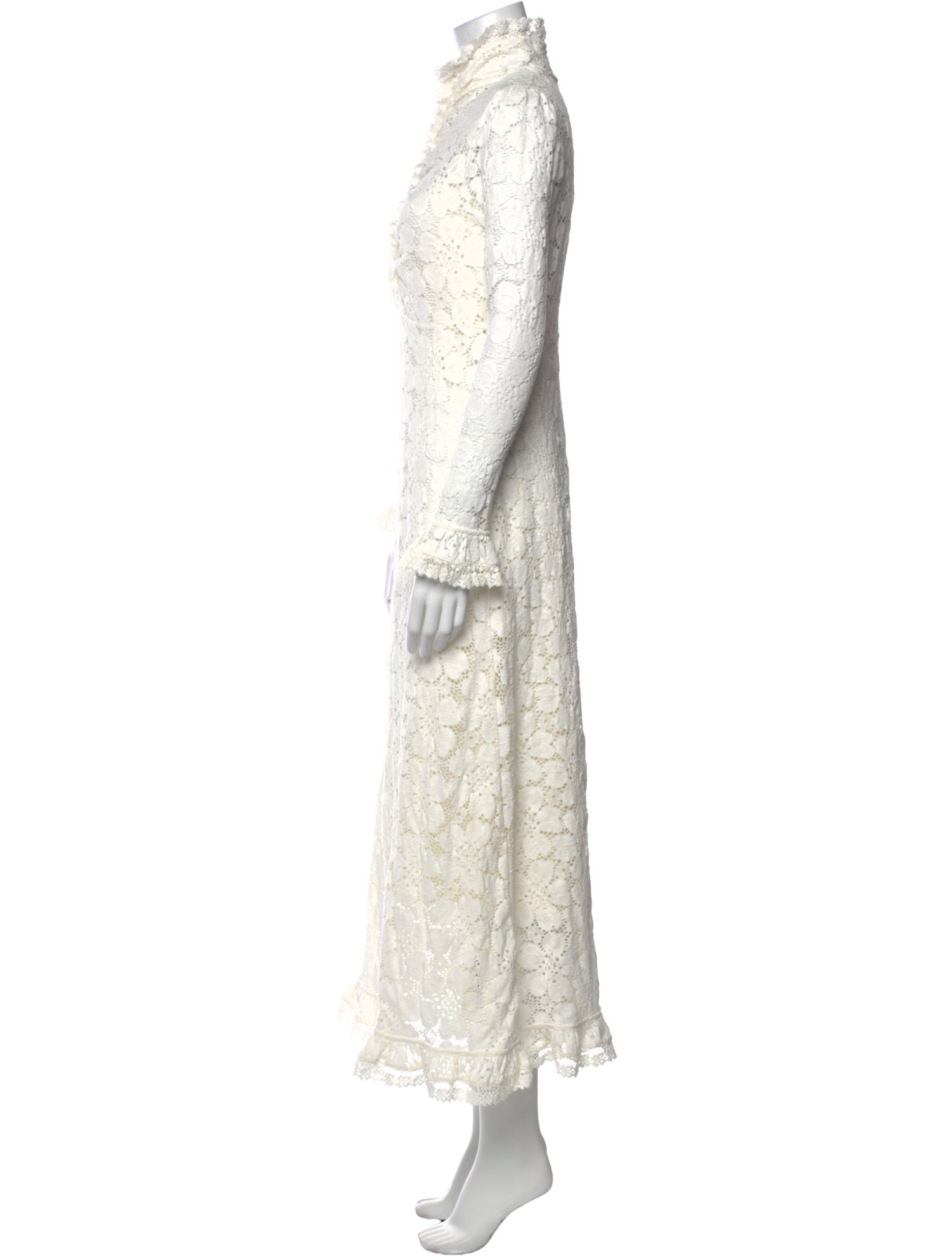 Zimmermann Lace Pattern Long Dress