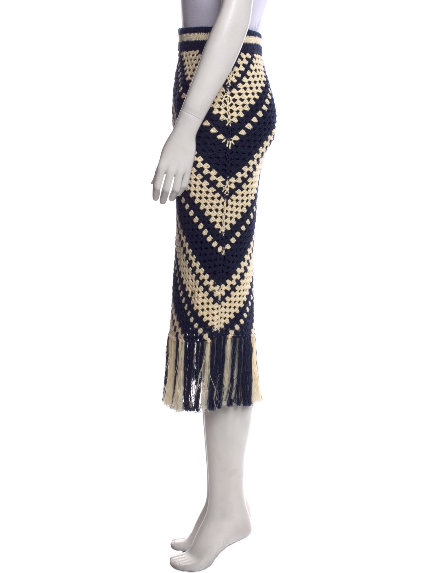 Zimmermann Printed Knee-Length Skirt