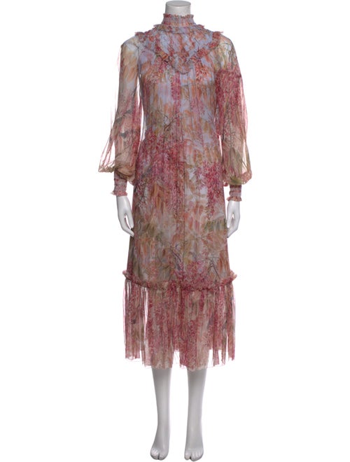 Zimmermann Floral Print Long Dress