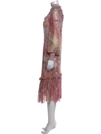 Zimmermann Floral Print Long Dress