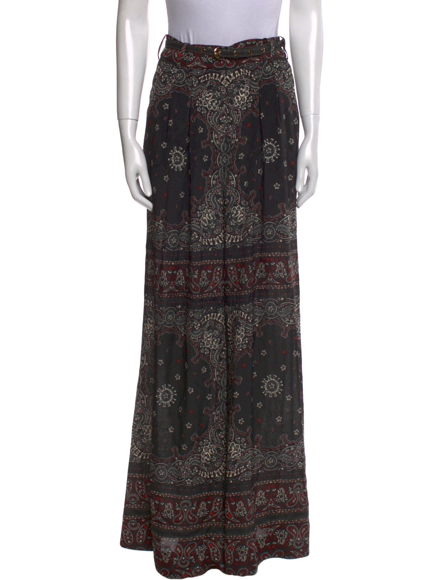 Zimmermann Printed Wide Leg Pants